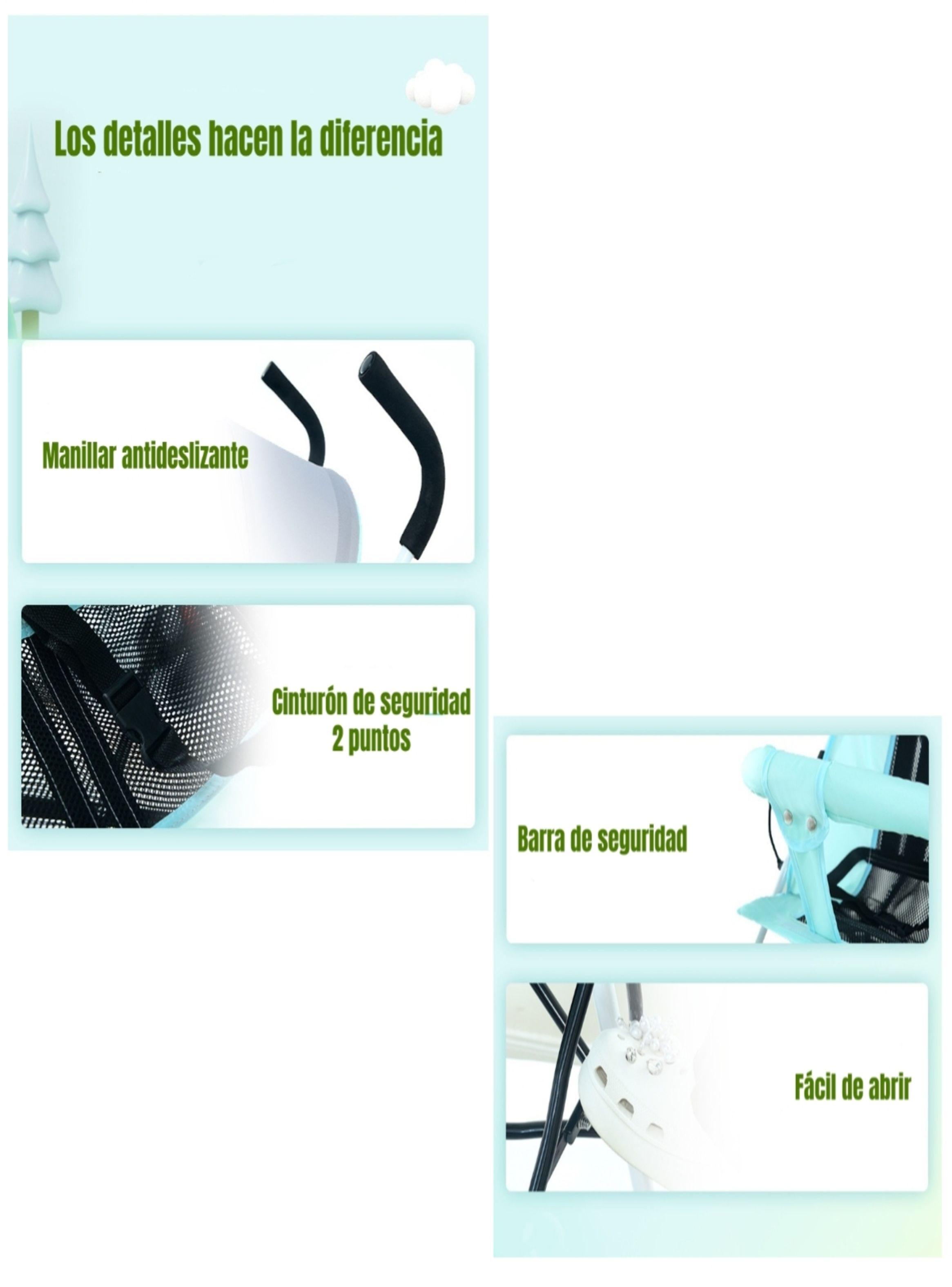 Coche Paragua Con Posa Vaso Swift Gris LuBabycas-7