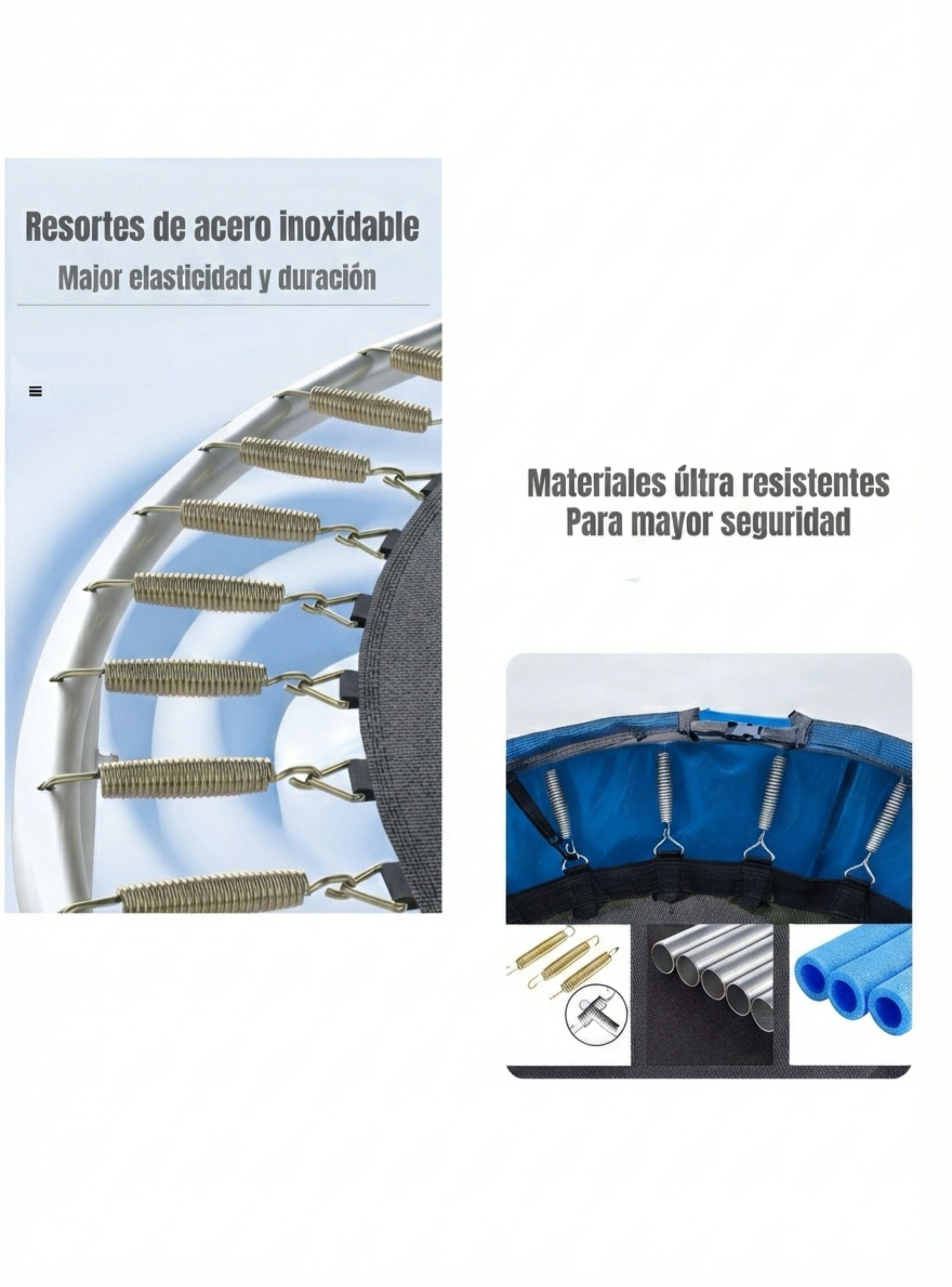 Cama Elástica Trampoline 244cm Escalera Andes By LuBabycas-3