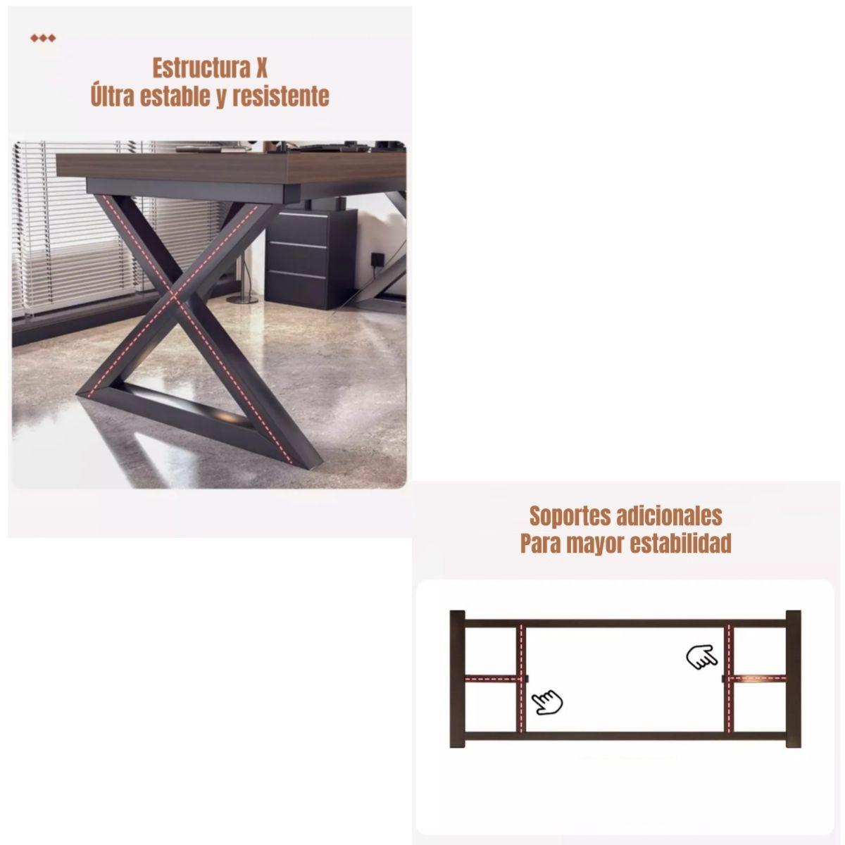 Escritorio Mesa Comedor Gamer 120*60*75cm LuBabycas-4