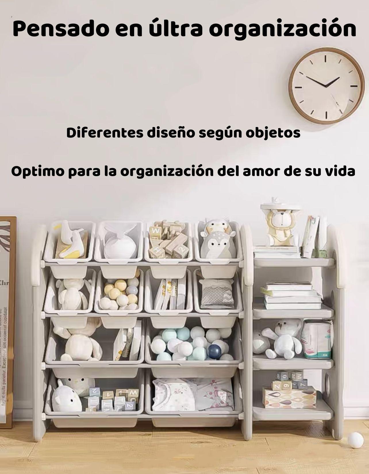 Estante Infantil Organizador De Juguetes Espacioso LuBabycas-2