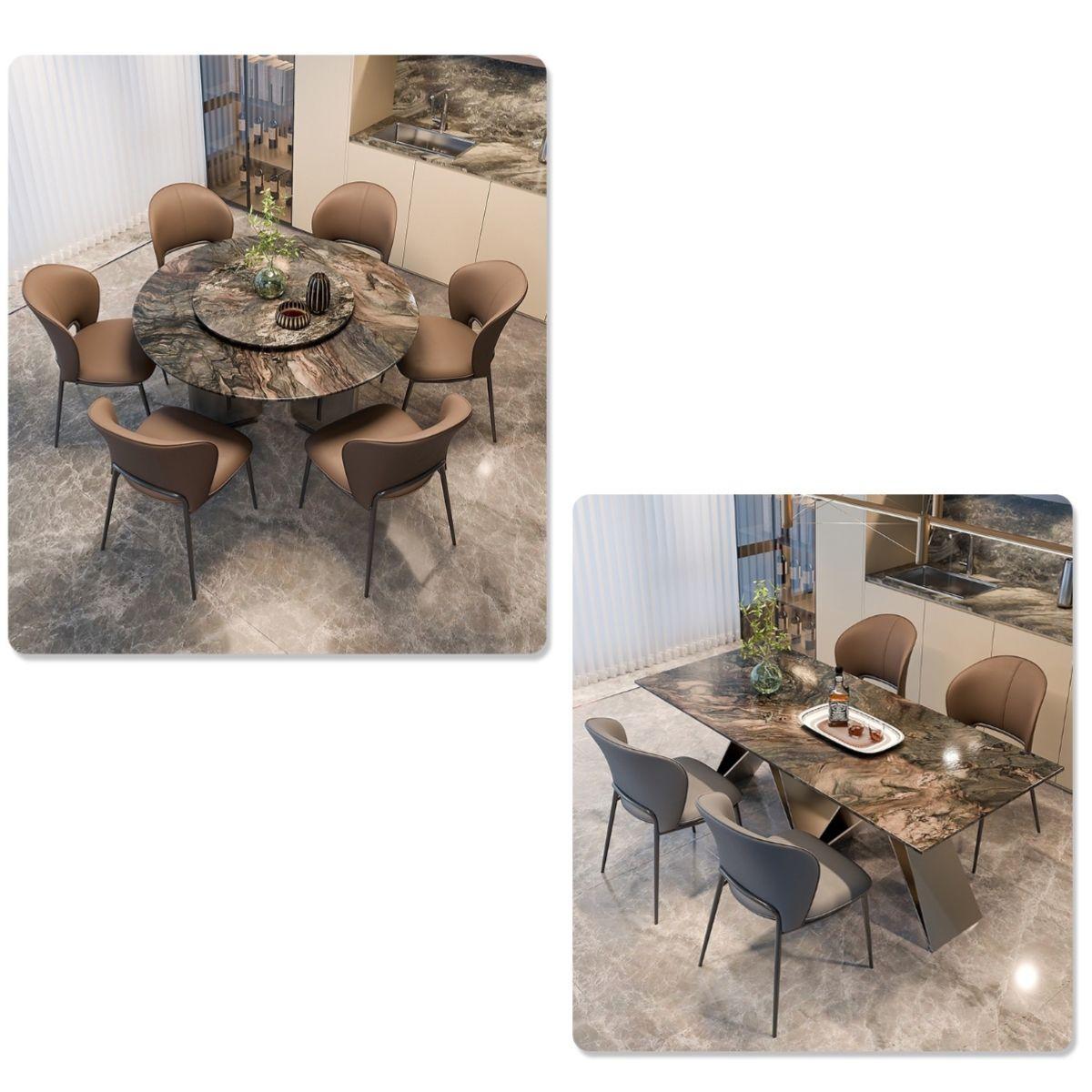 Pack 4 Sillas De Comedor Premium Ecocuero Deli Blancas-6