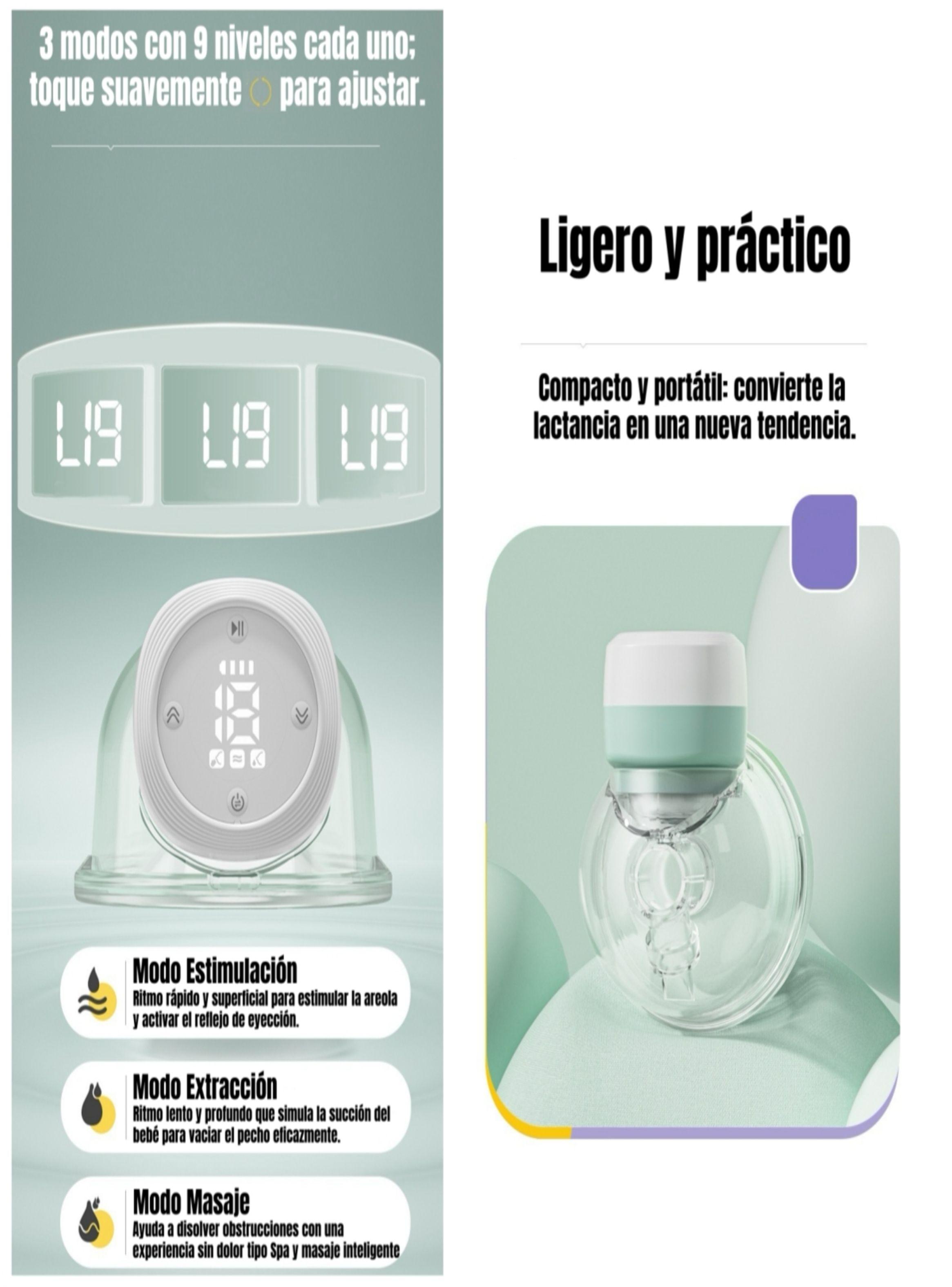 Extractor De Leche Eléctrico Manos Libre W103 LuBabycas-4