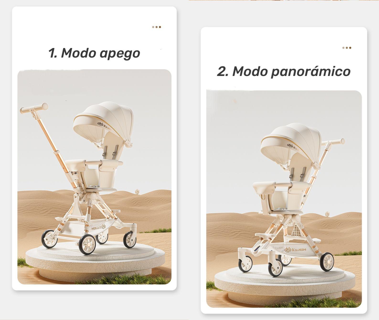 Coche De Paseo Últra Compacto Lubabycas Formula Negro-4