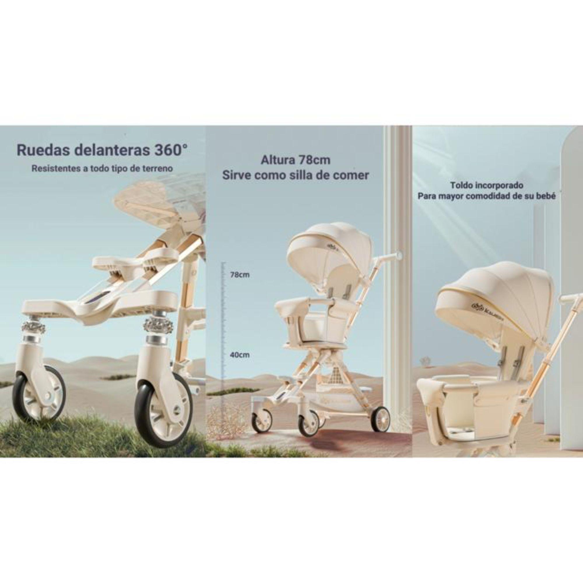 Coche De Paseo Últra Compacto Lubabycas Formula Negro-6