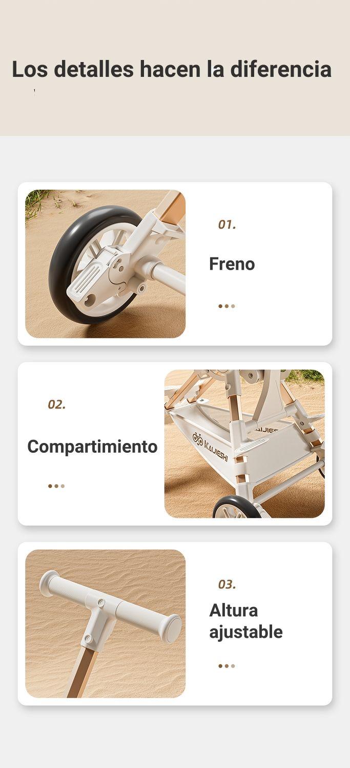 Coche De Paseo Últra Compacto Lubabycas Formula Negro-7