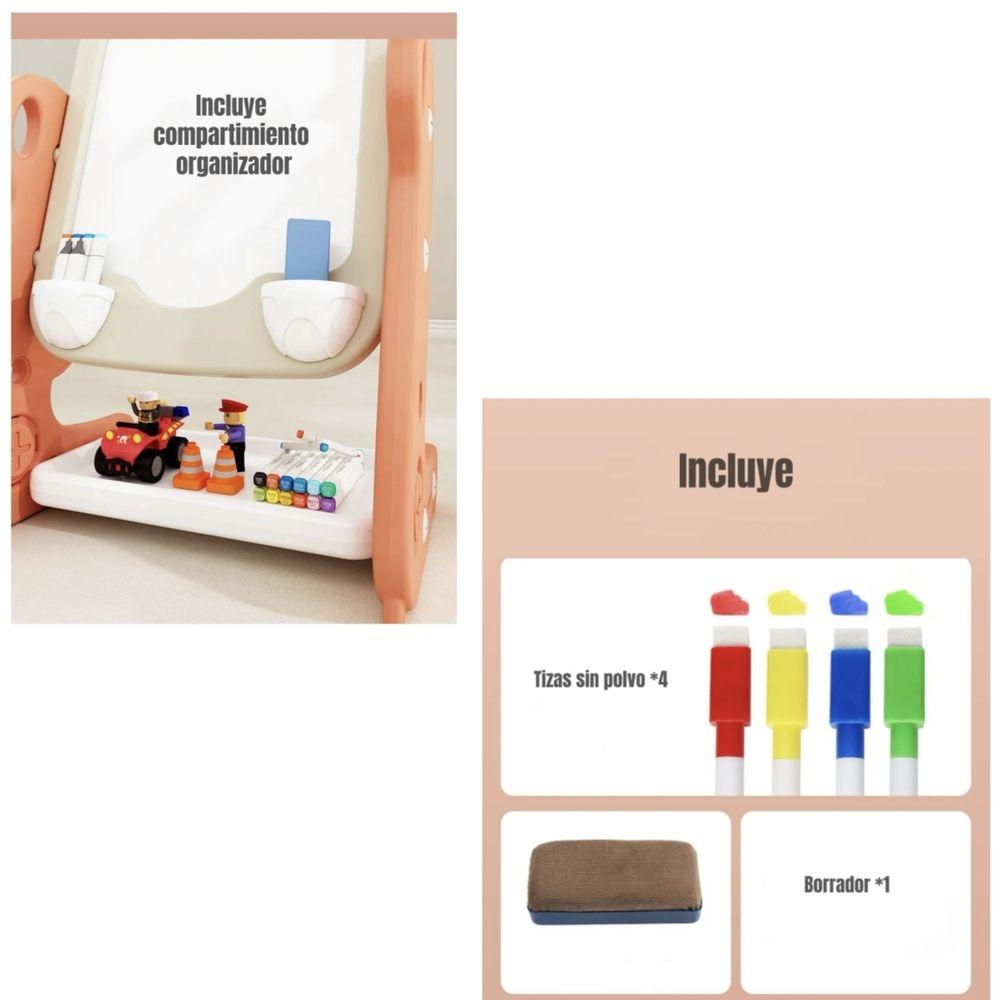 Pizarra Atril Regulable Plumón Con Accesorios LuBabycas-2