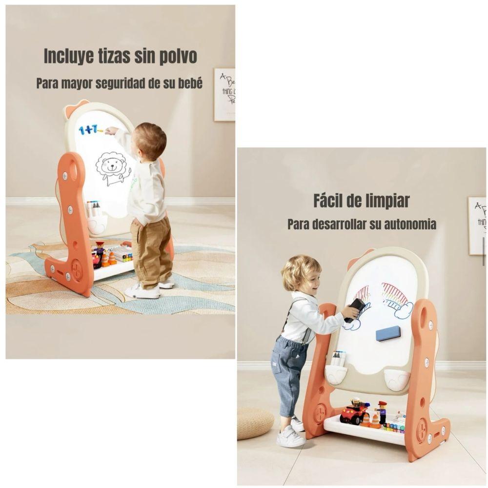 Pizarra Atril Regulable Plumón Con Accesorios LuBabycas-3