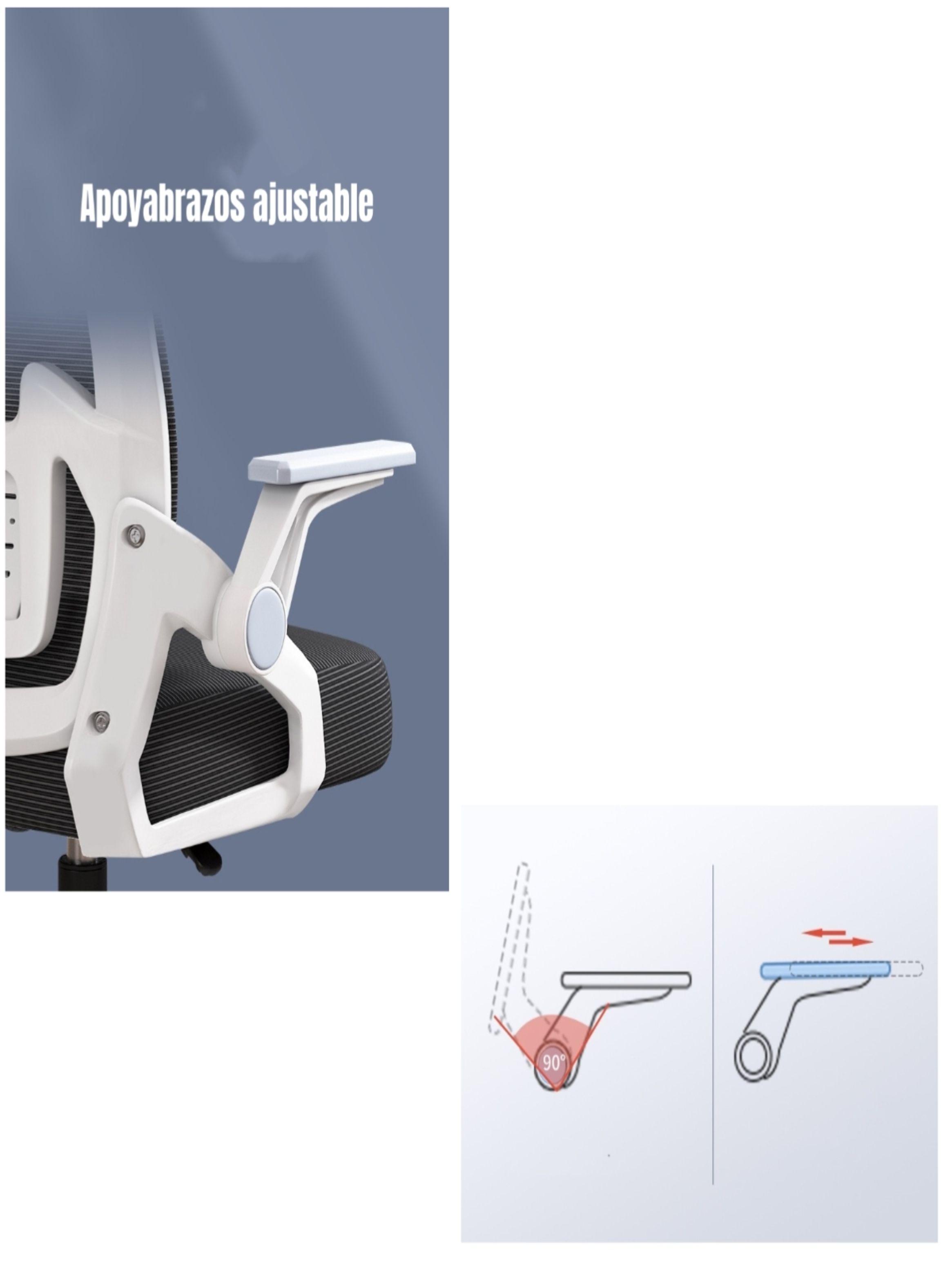 Silla De Escritorio Con Apoyacabeza Grand Rosada-6