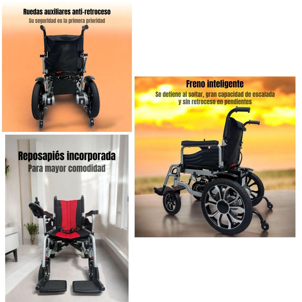 Silla De Ruedas Eléctrica Plegable 700W 18KM Edi LuBabycas-5