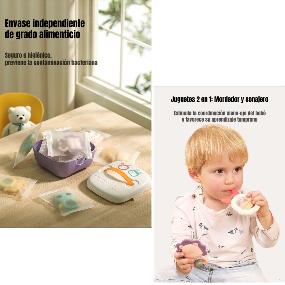 Mordedores Juguetes Sensoriales Educativos TM146 LuBabycas-3