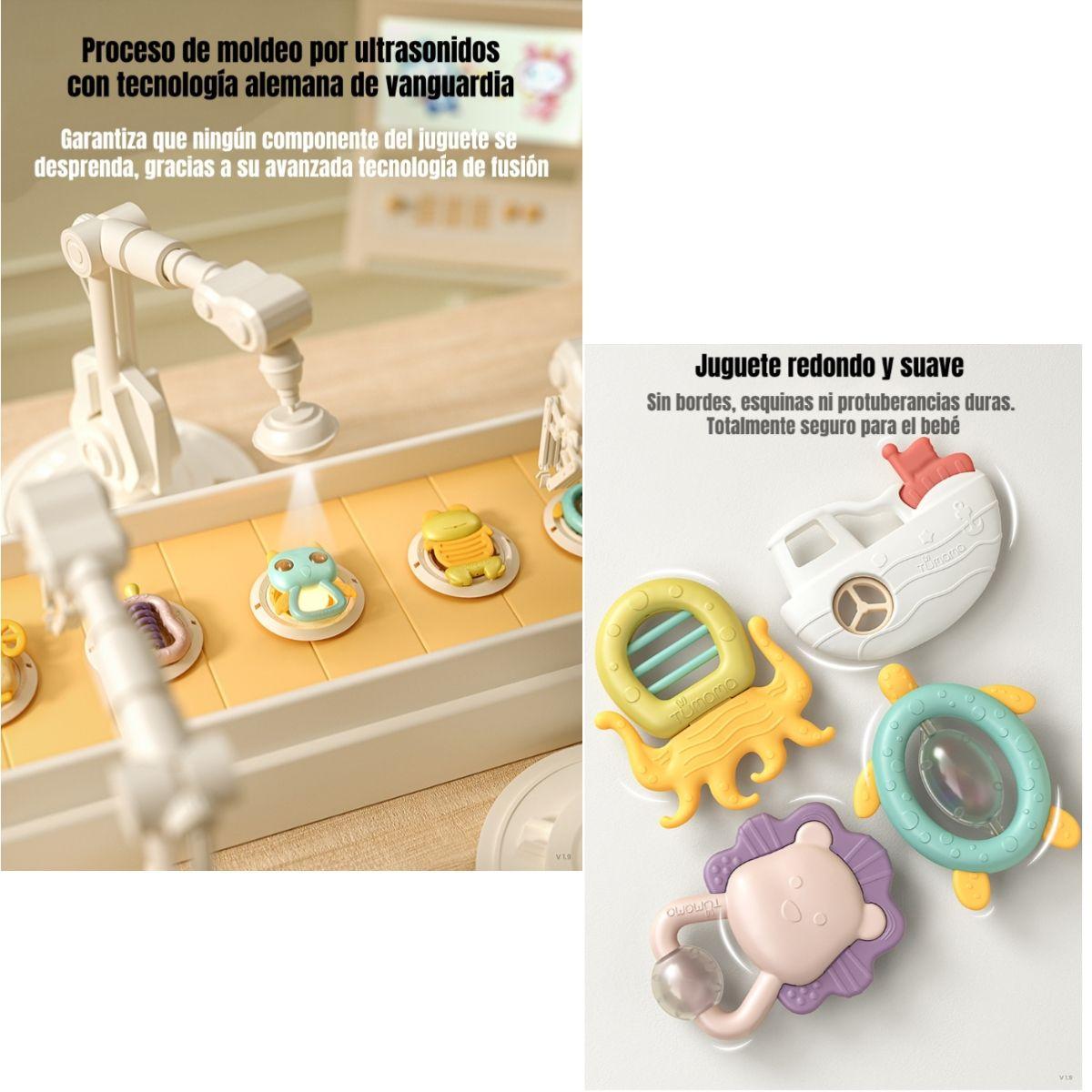 Mordedores Juguetes Sensoriales Educativos TM146 LuBabycas-4