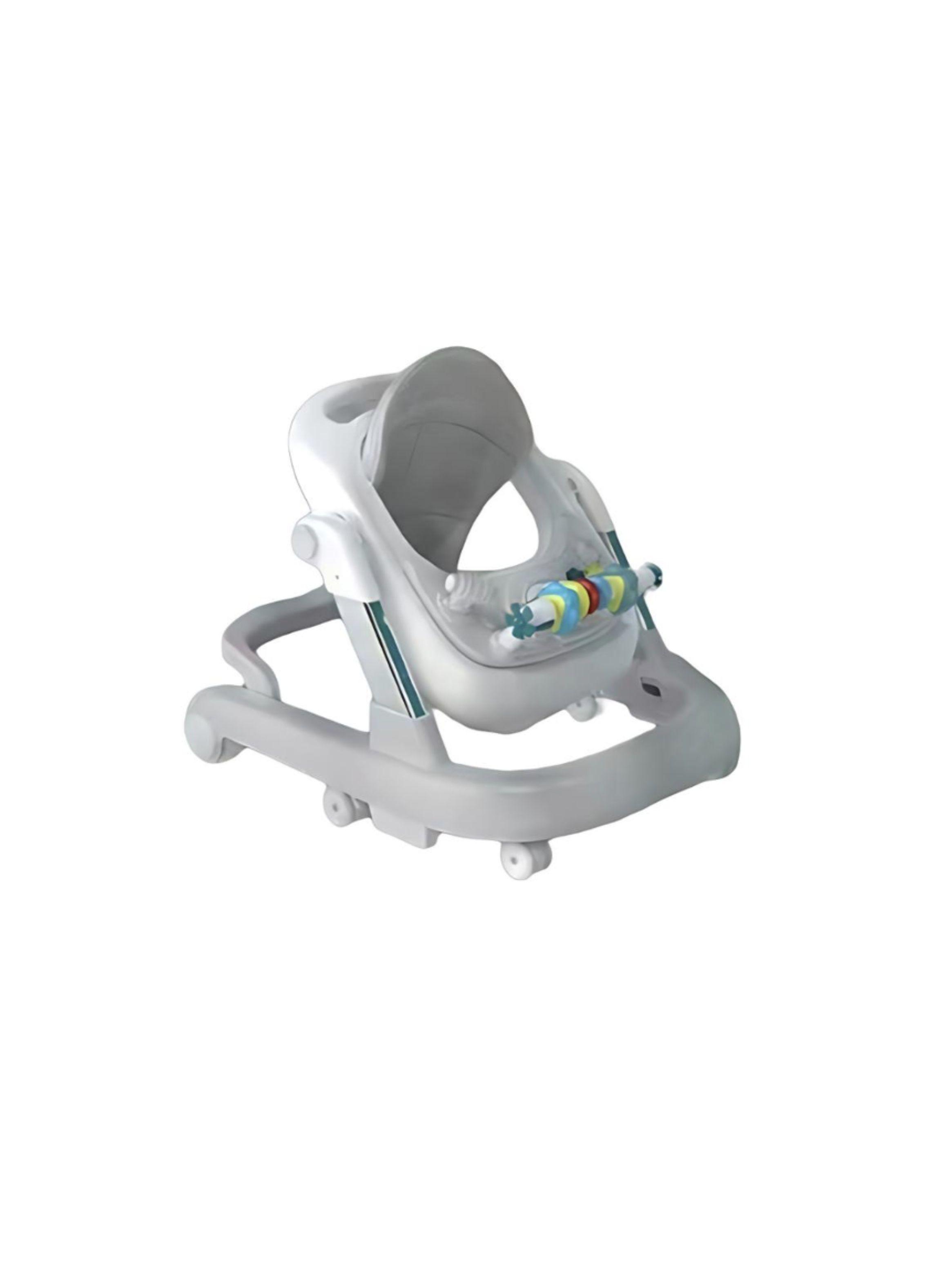 Andador Caminador Multifuncional 4 En 1 Lubabycas Gris-0