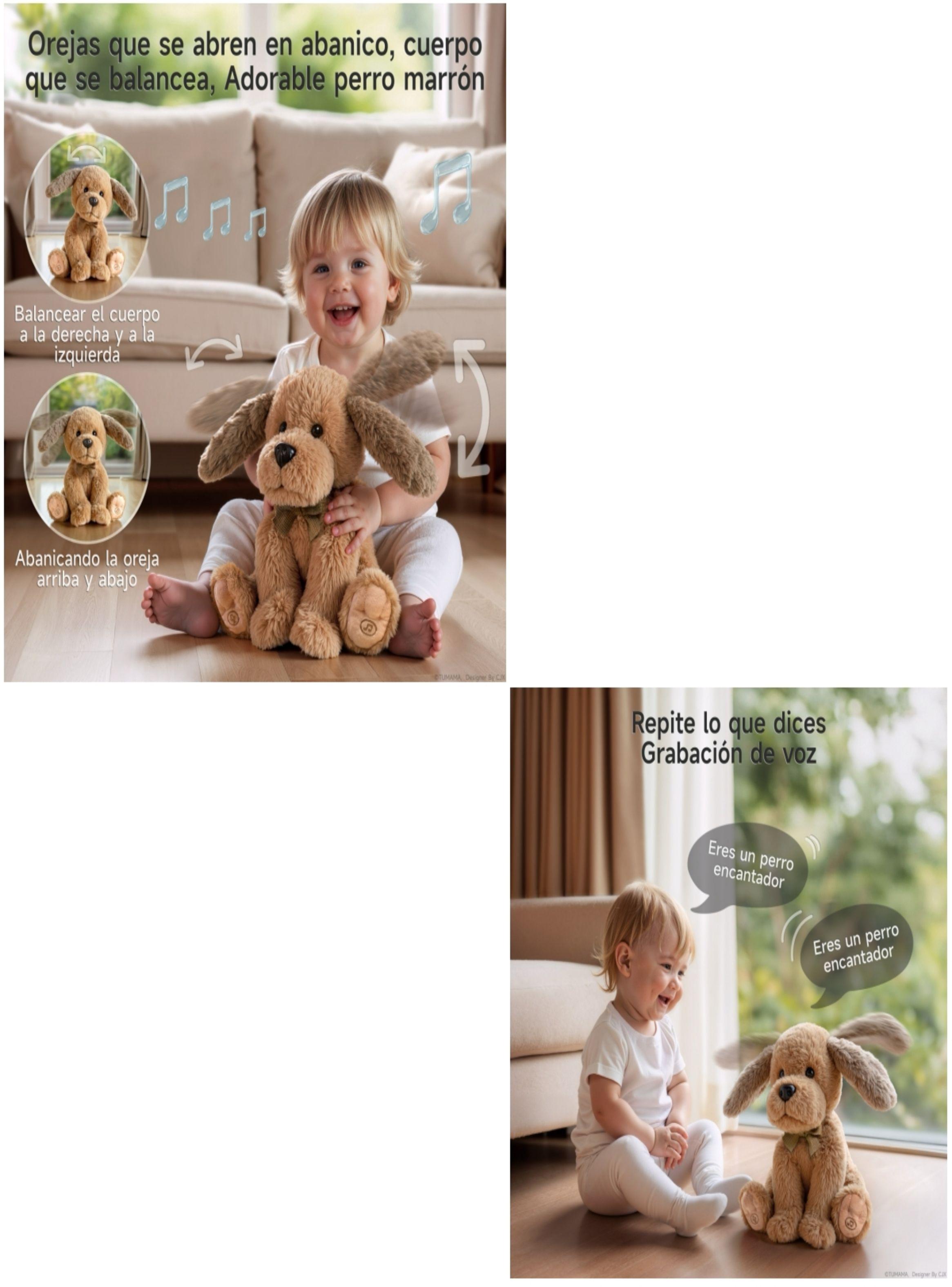 Juguete Eléctrico Musical Grabación Baila TM386 LuBabycas-4