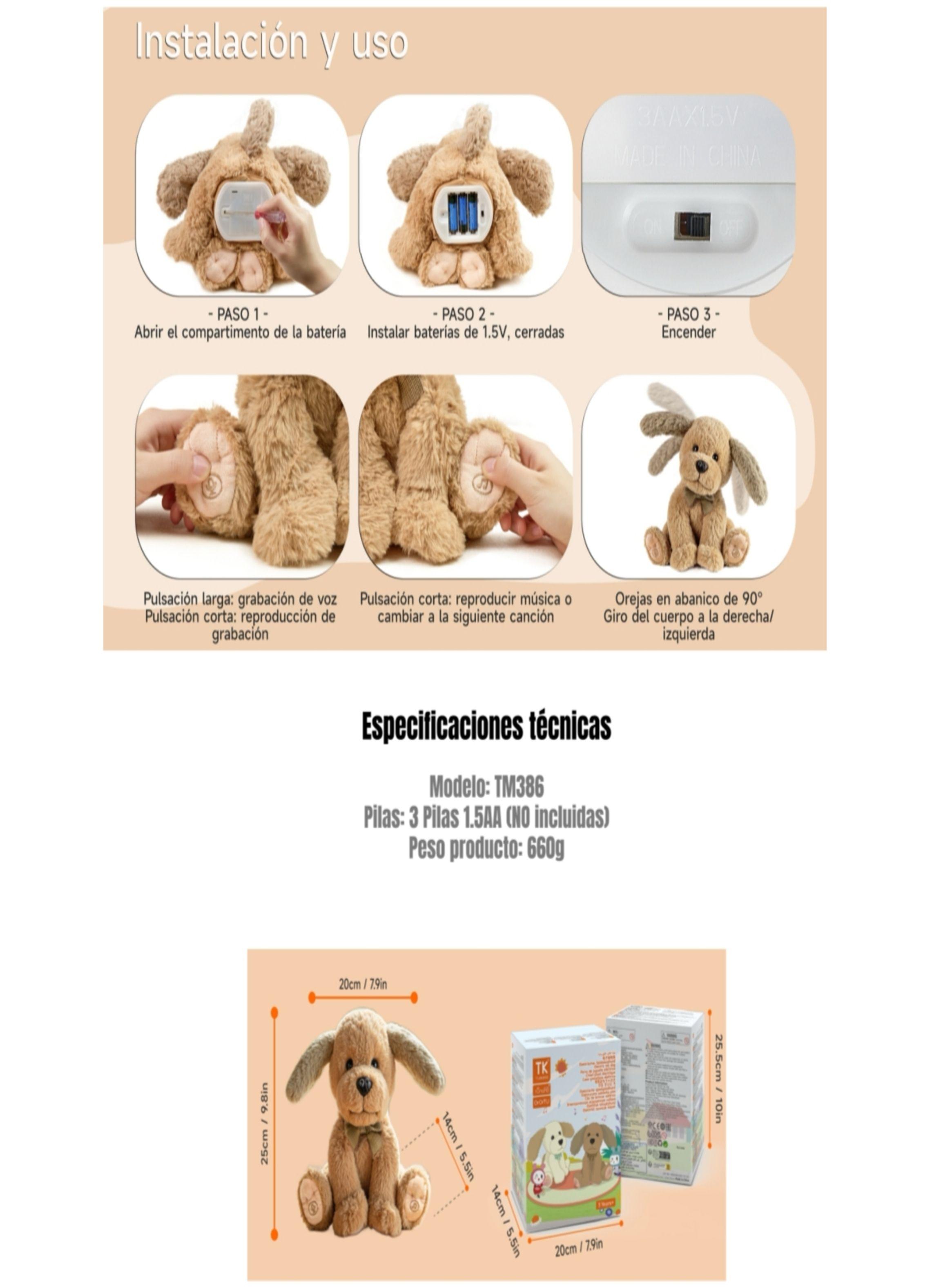 Juguete Eléctrico Musical Grabación Baila TM386 LuBabycas-8