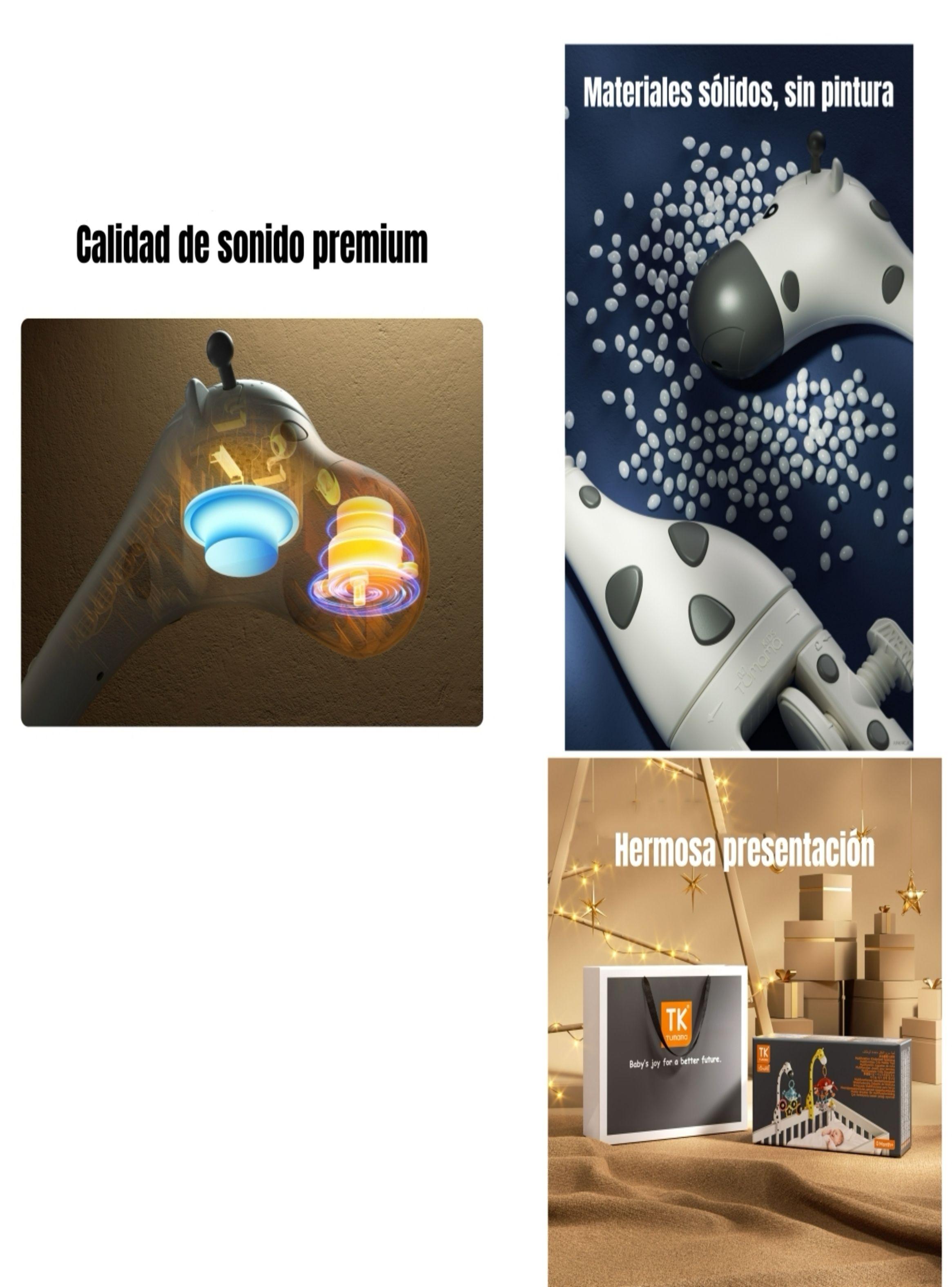 Móvil Y Proyector Luz Espanta Cuco Control TM177 LuBabycas-6