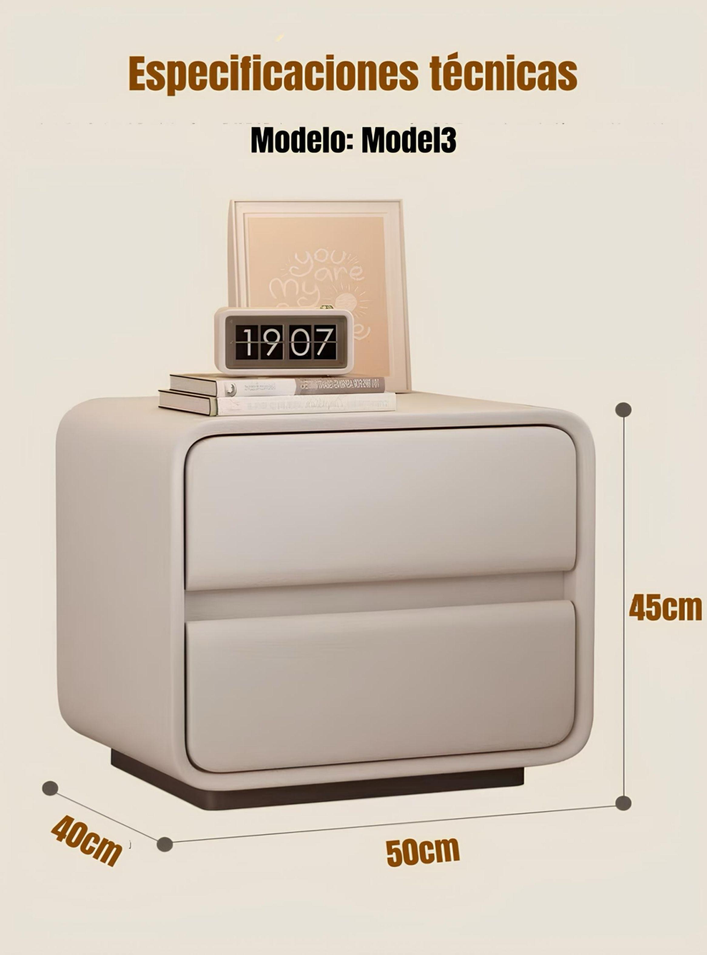 Velador Armado Cuero Sintético Manilla Invisible Model 4-8