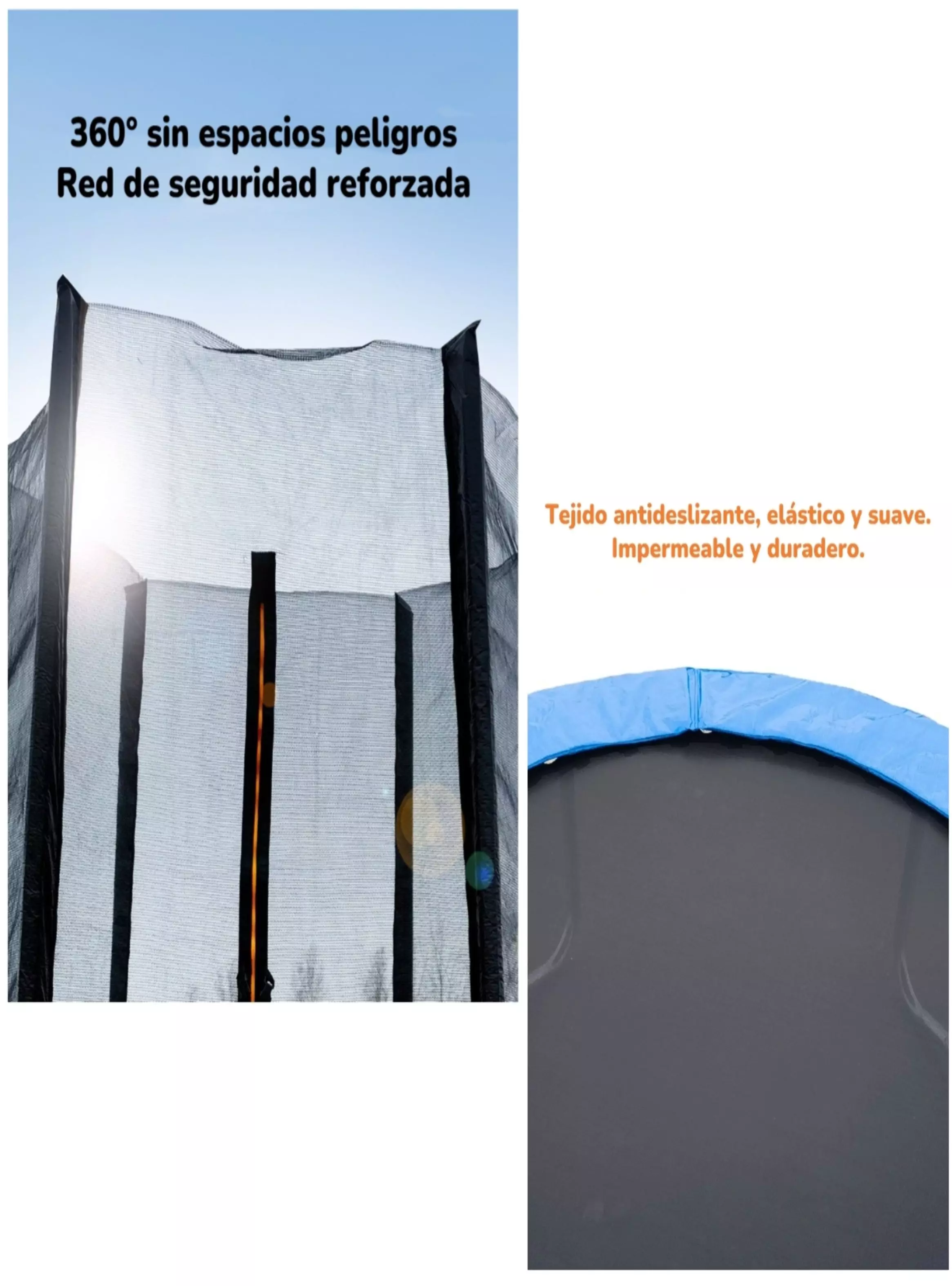 Cama Elástica Trampoline LuBabycas 183cm Escalera Valle-3