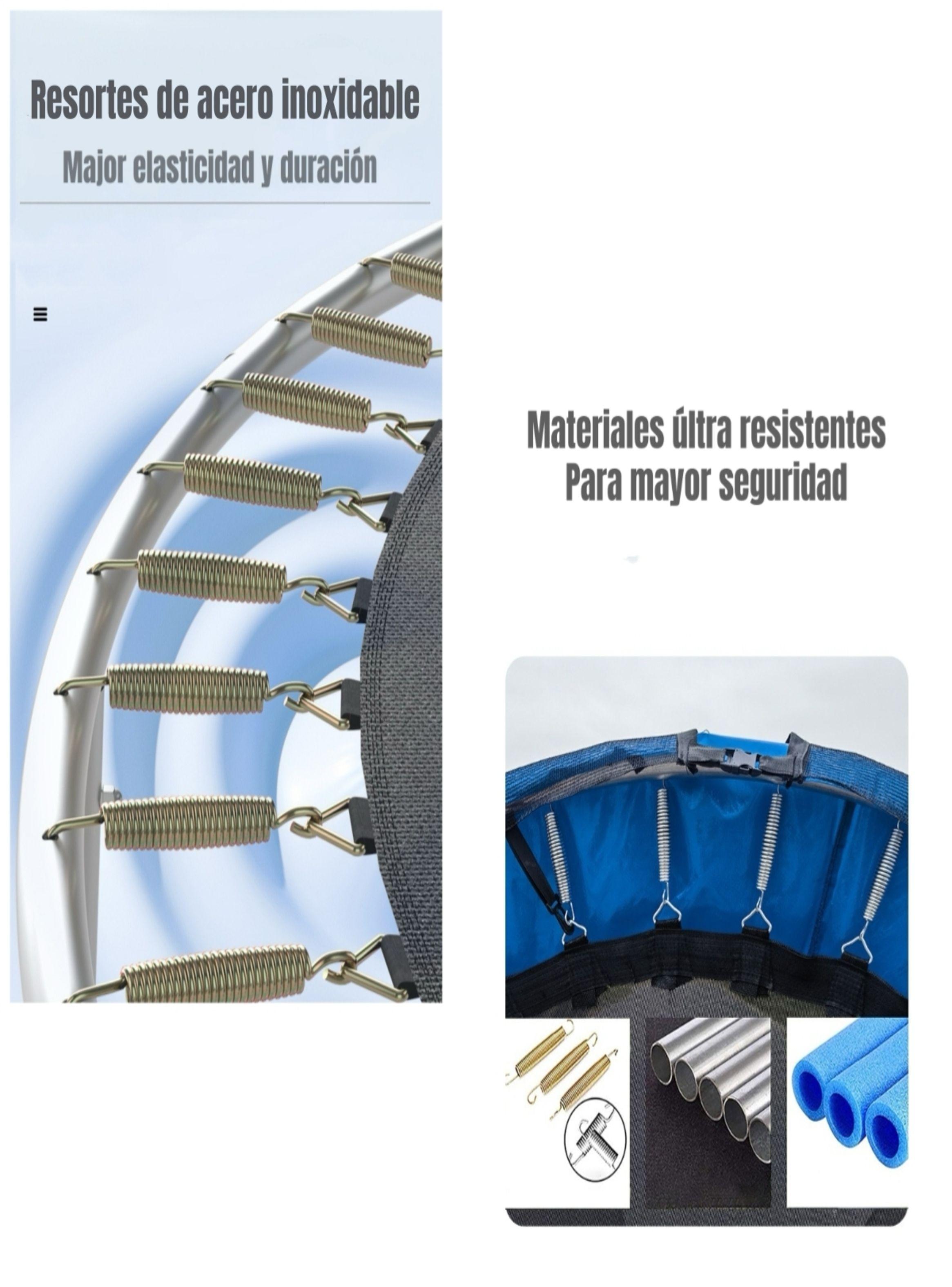 Cama Elástica Trampoline LuBabycas 183cm Escalera Valle-7