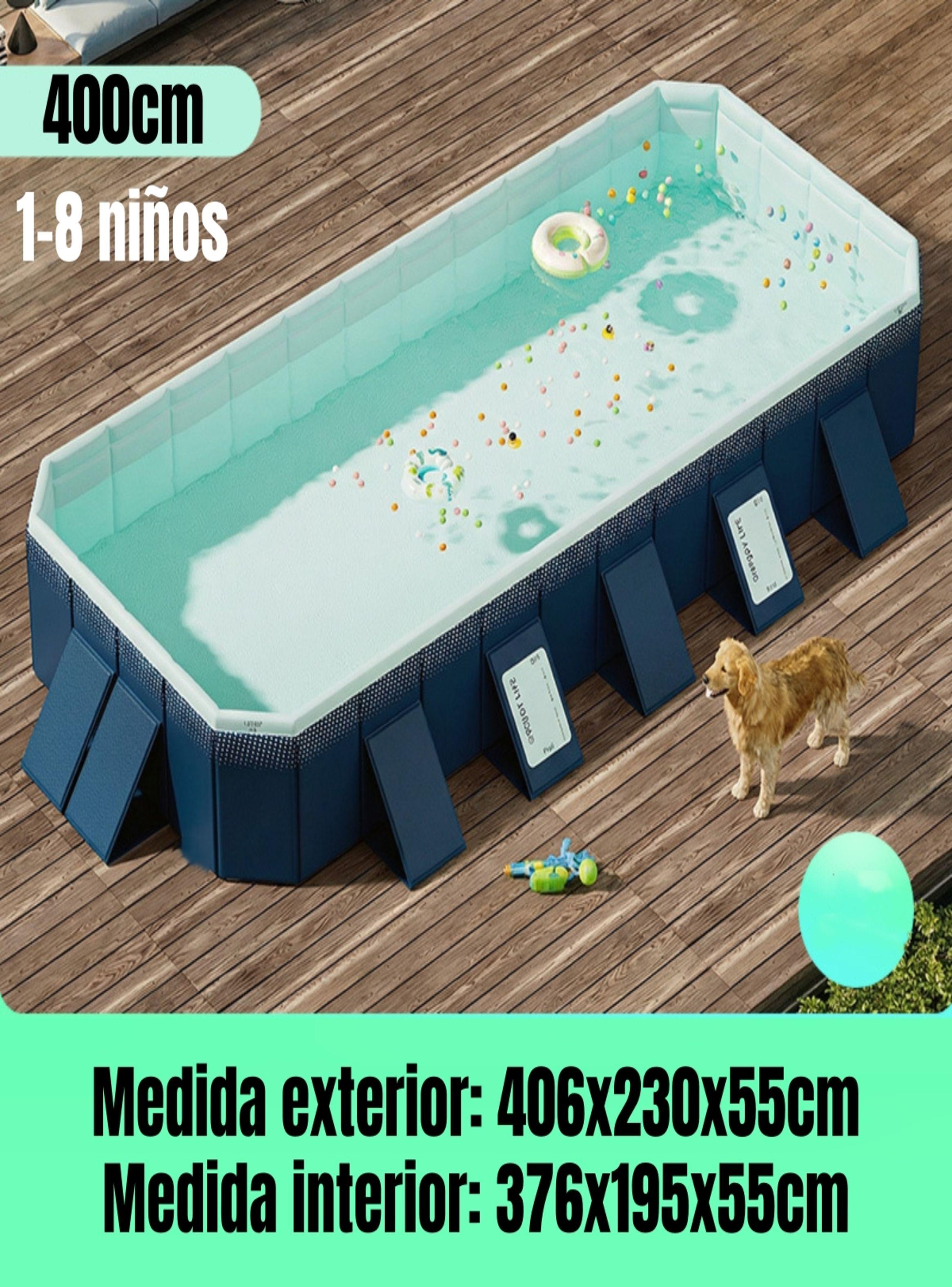 Piscina Plegable No Requiere Inflado 400cm Niños LuBabycas-8