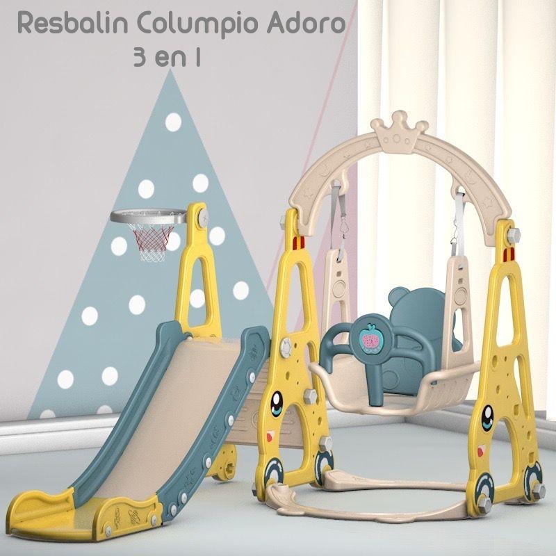 Resbalín Columpio 3 En 1 Lubabycas Amarillo-5