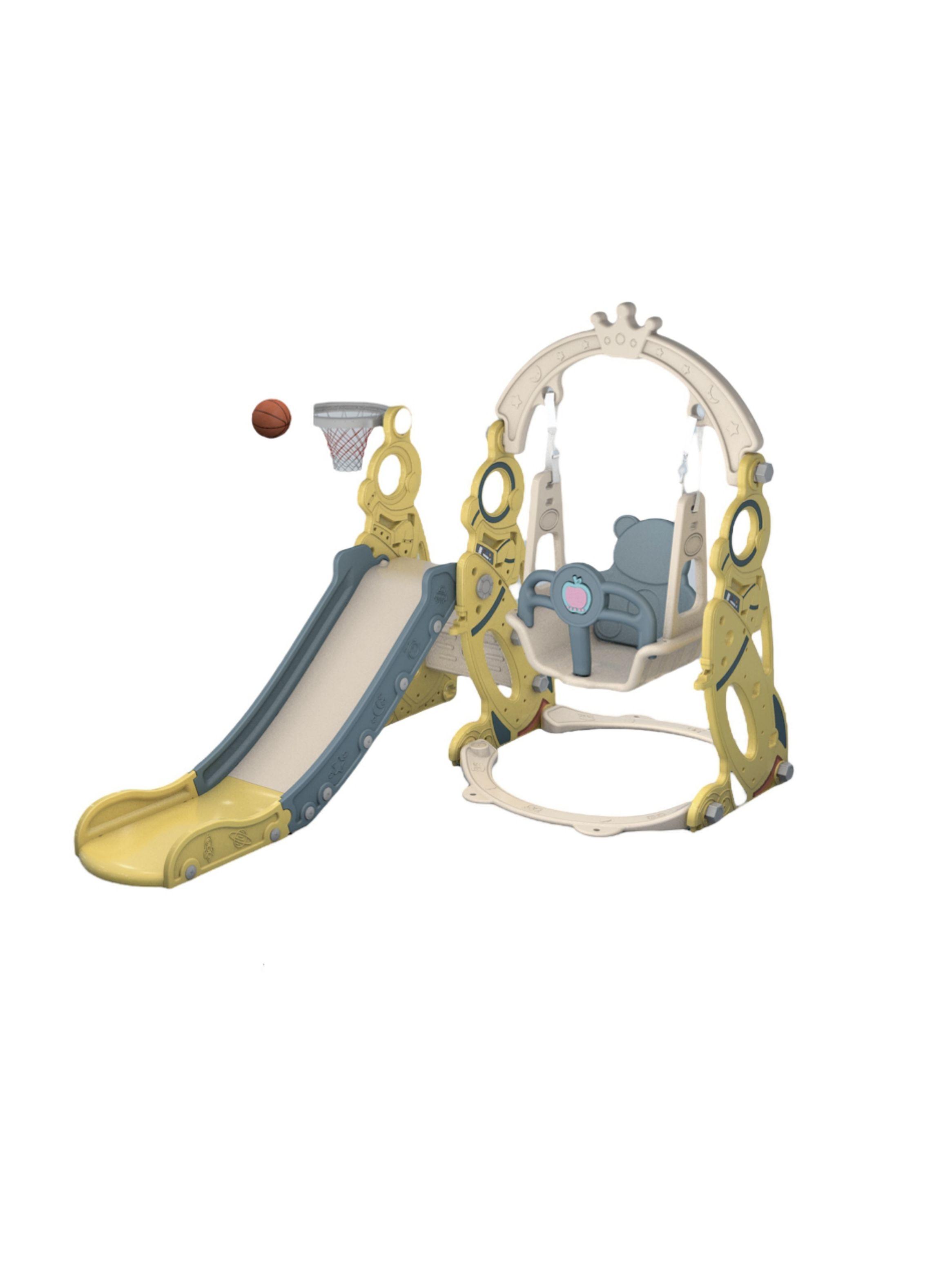 Resbalín Columpio 3 En 1 Lubabycas Amarillo-0