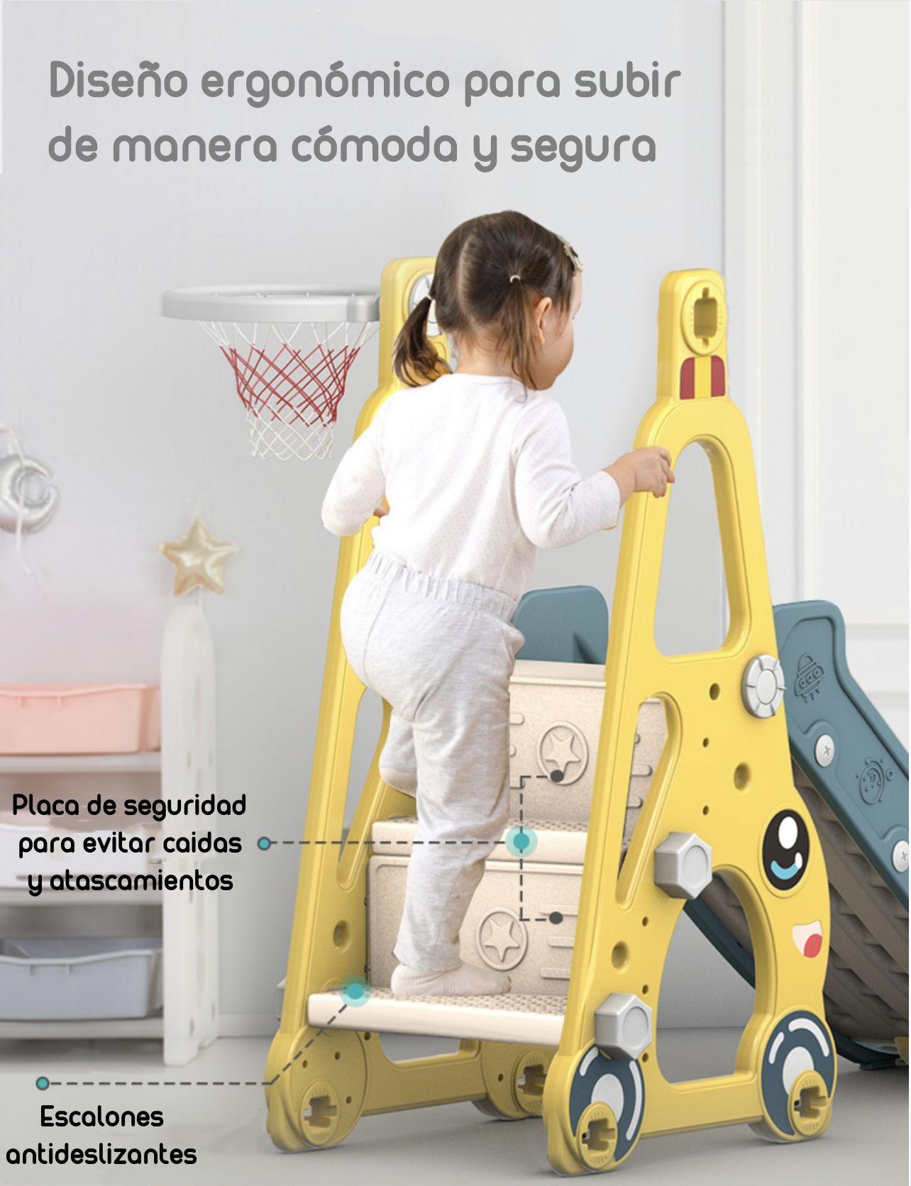 Resbalín Columpio 3 En 1 Lubabycas Amarillo-4