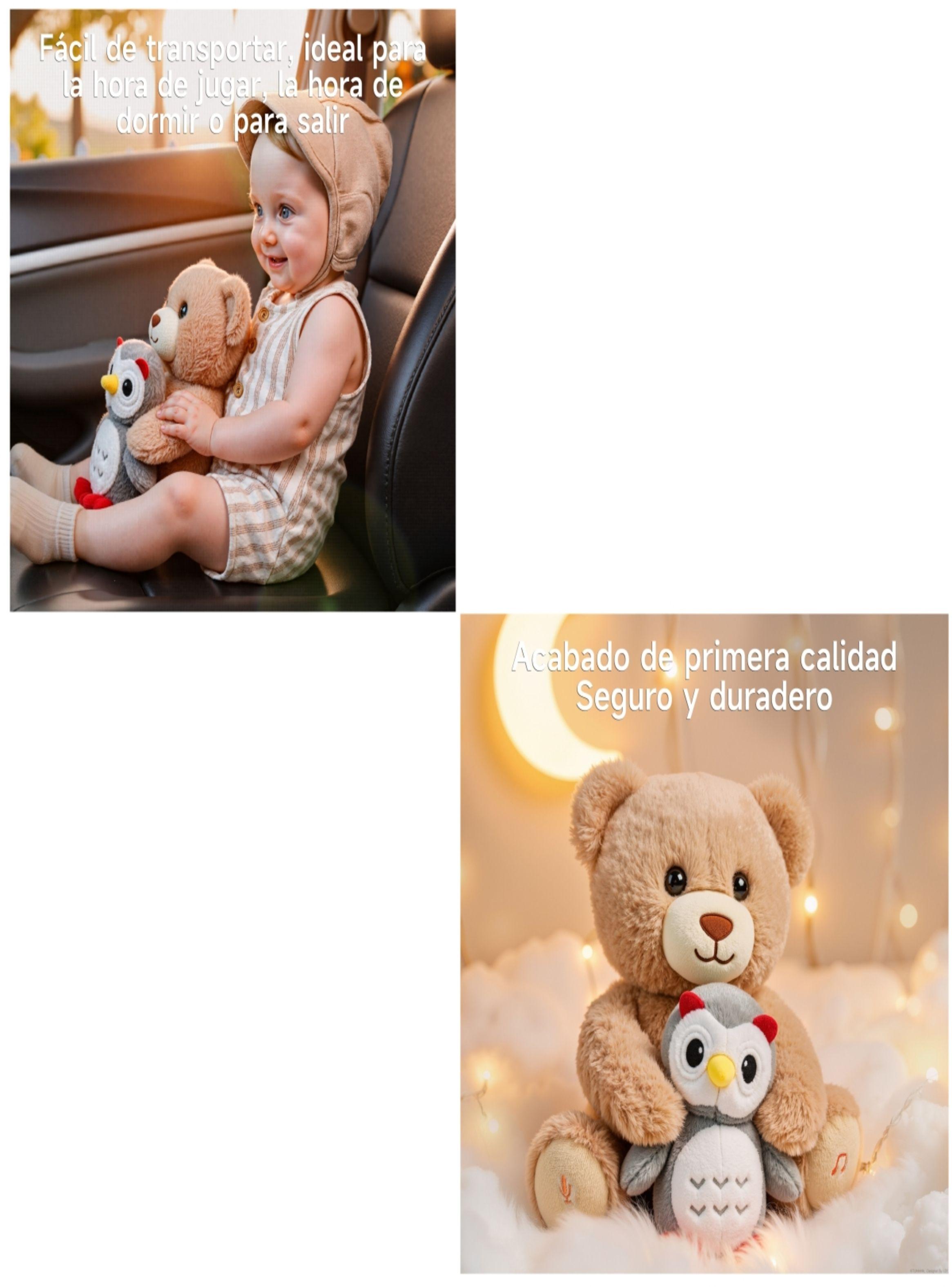 Peluche Interactivo Oso Musical Grabación JP008 LuBabycas-7