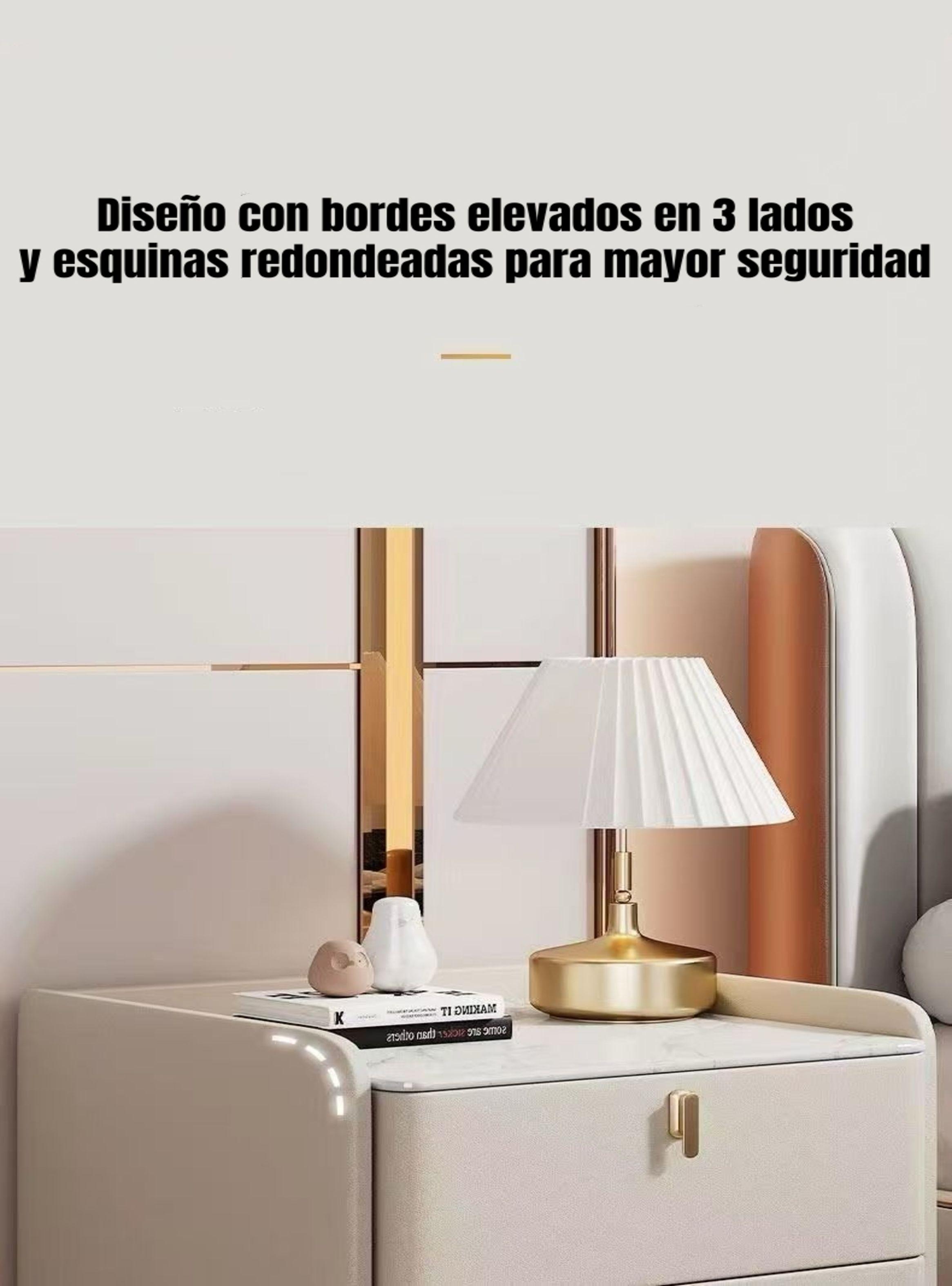 Velador Con Cubierta Pétrea Cuero Sintético Model 3-4