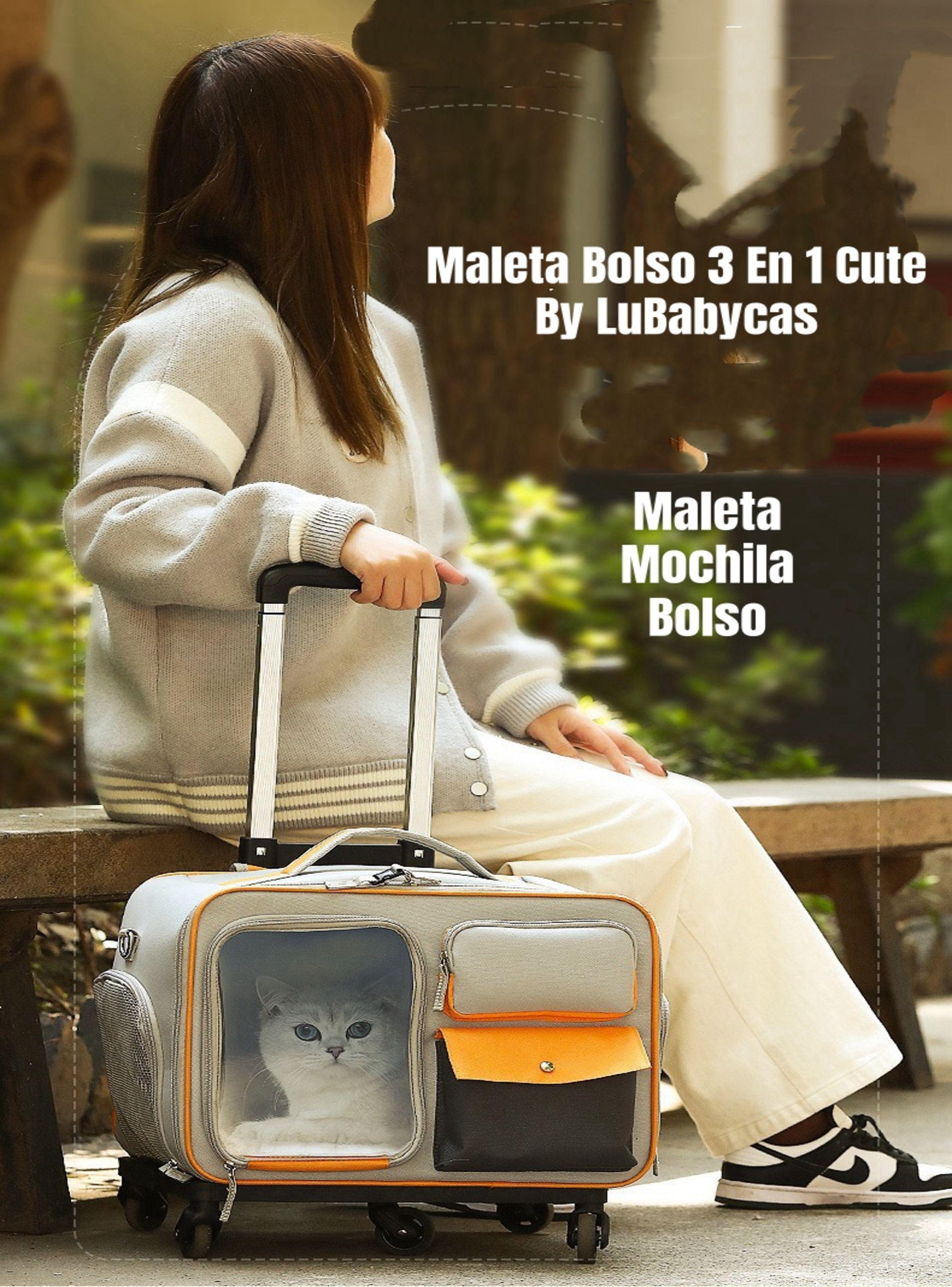 Maleta Mochila Bolso Perros Gatos 3 En 1 Cute By LuBabycas-2