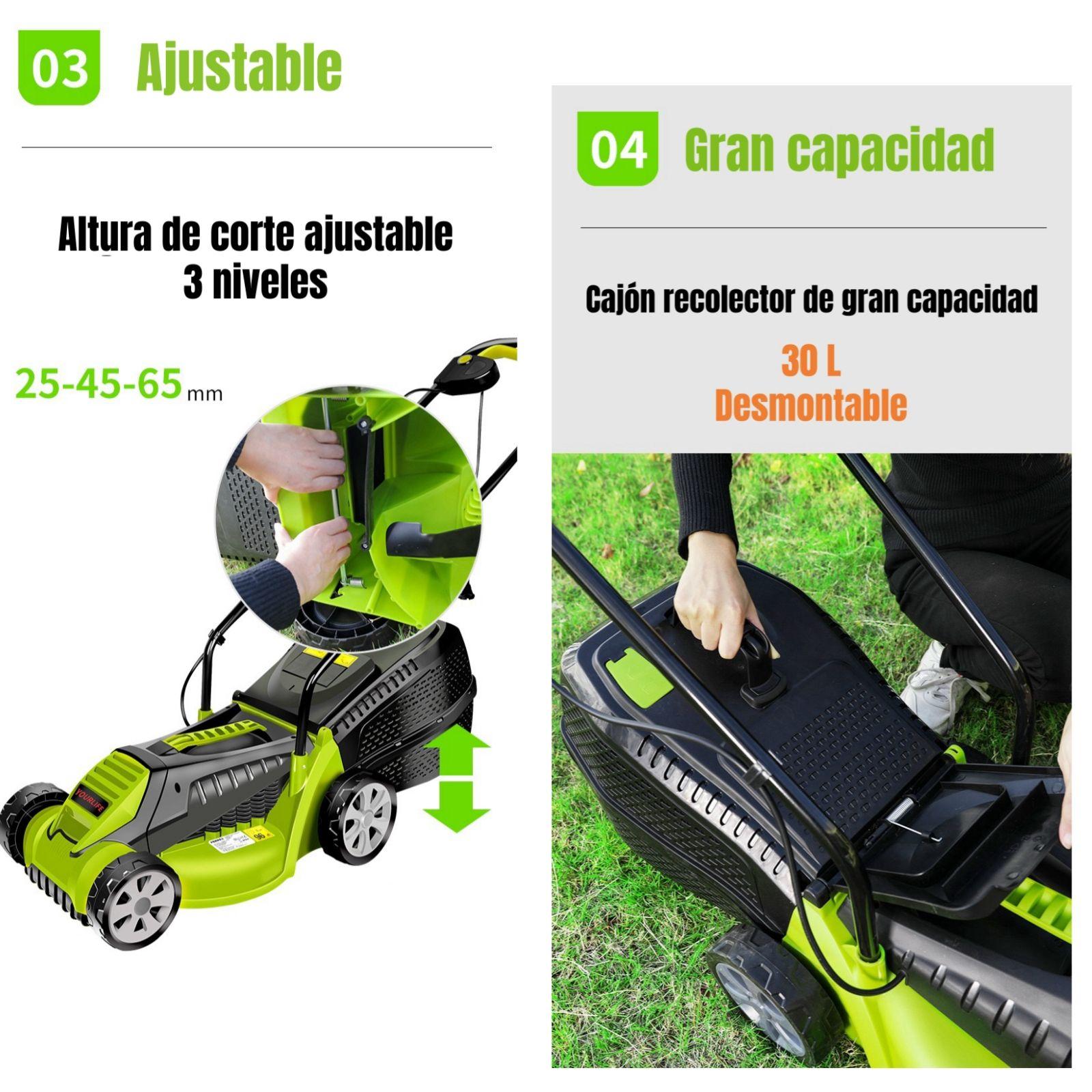 Cortadora De Pasto Eléctrica 1600W 3600RPM F01-3