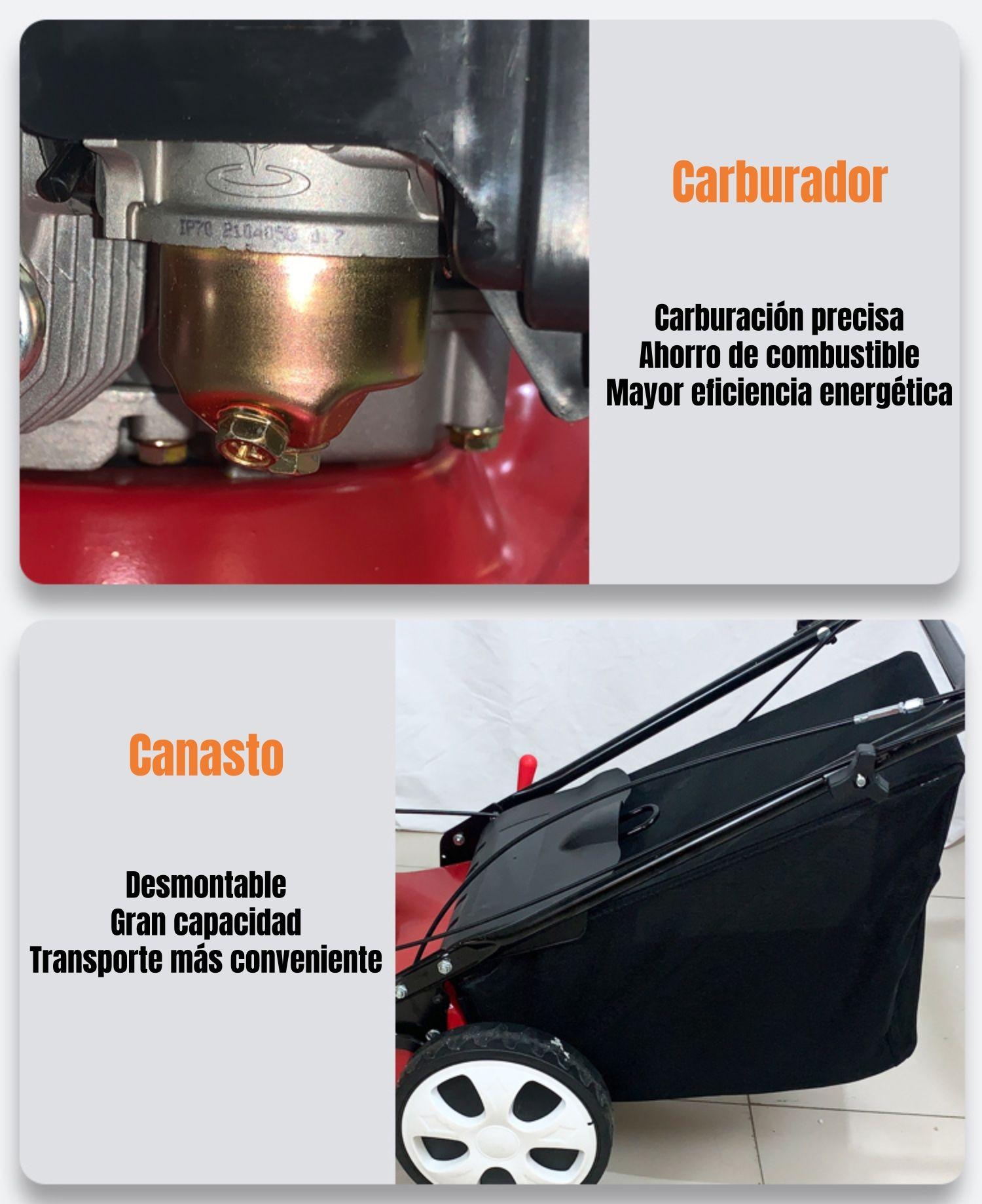 Cortadora De Pasto A Gasolina 16" 6HP 41cm 139cc F04-4