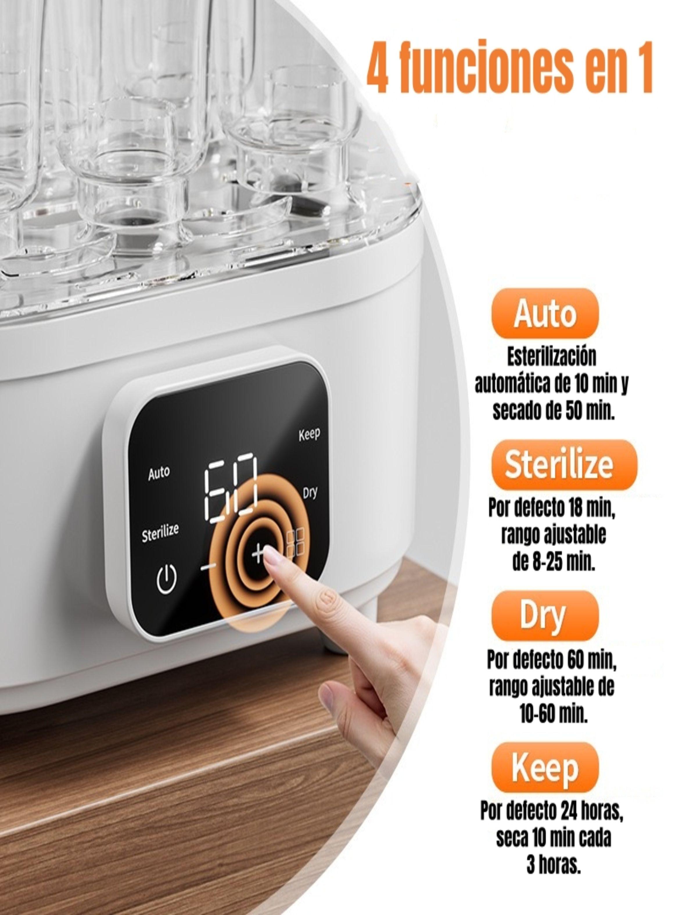 Esterilizador y Secador Eléctrico Mamaderas By LuBabycas-5