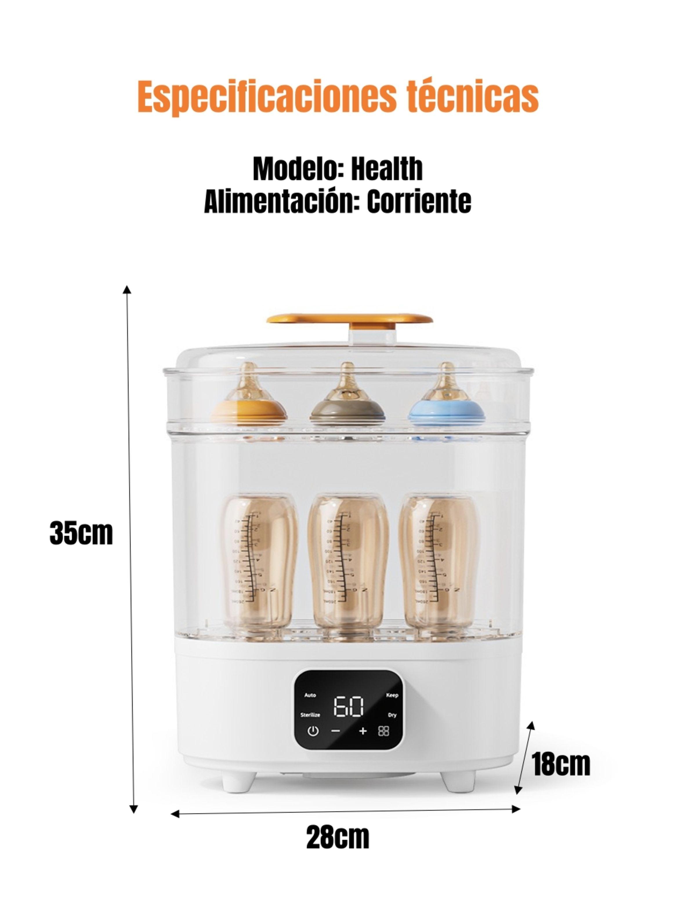 Esterilizador y Secador Eléctrico Mamaderas By LuBabycas-8