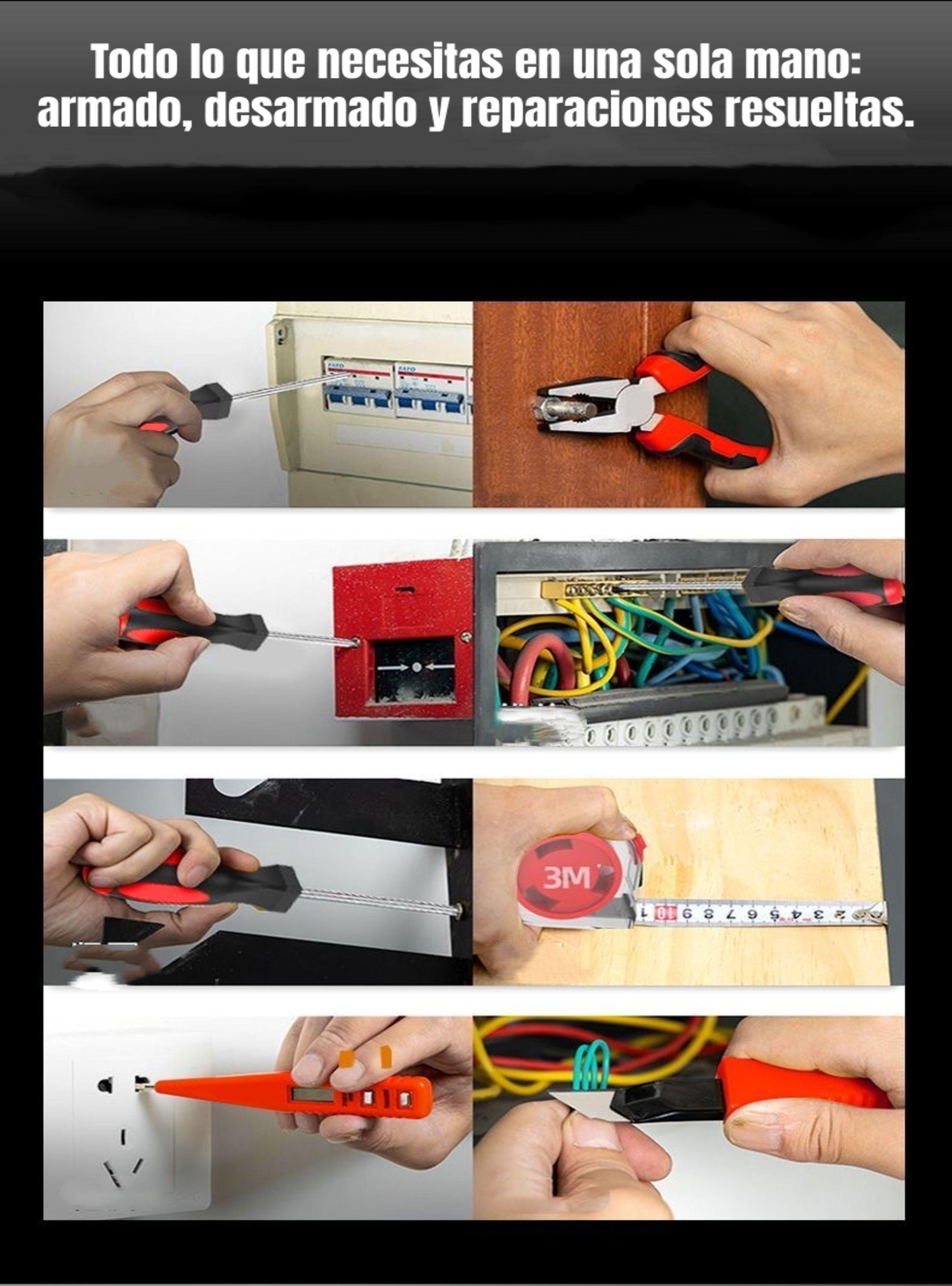 Set Herramientas 50 Piezas 18 Tipos Con Caja Fix Antule-6