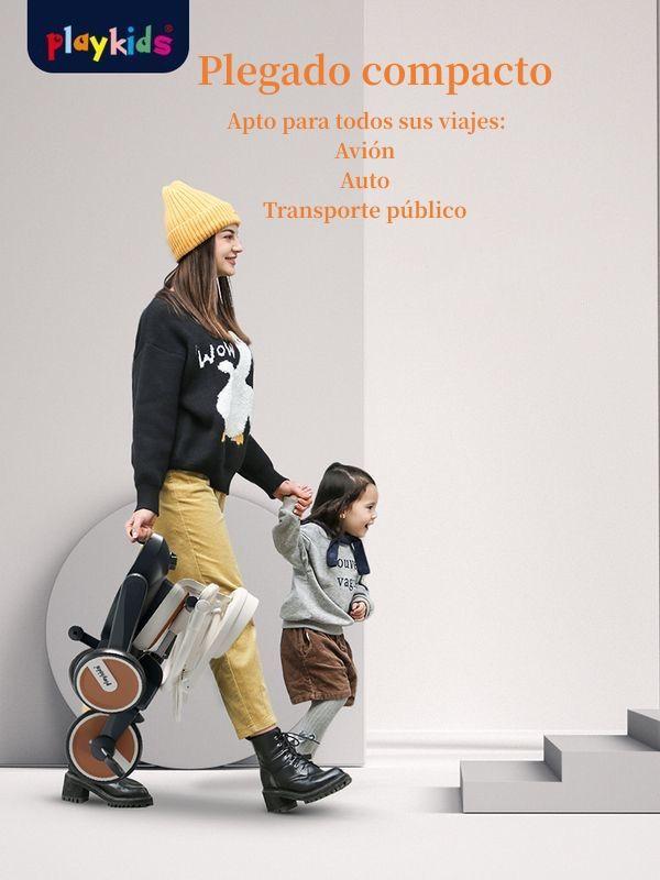 Triciclo 360° Y Balance 6 En 1 Negro Playkids By LuBabycas-4