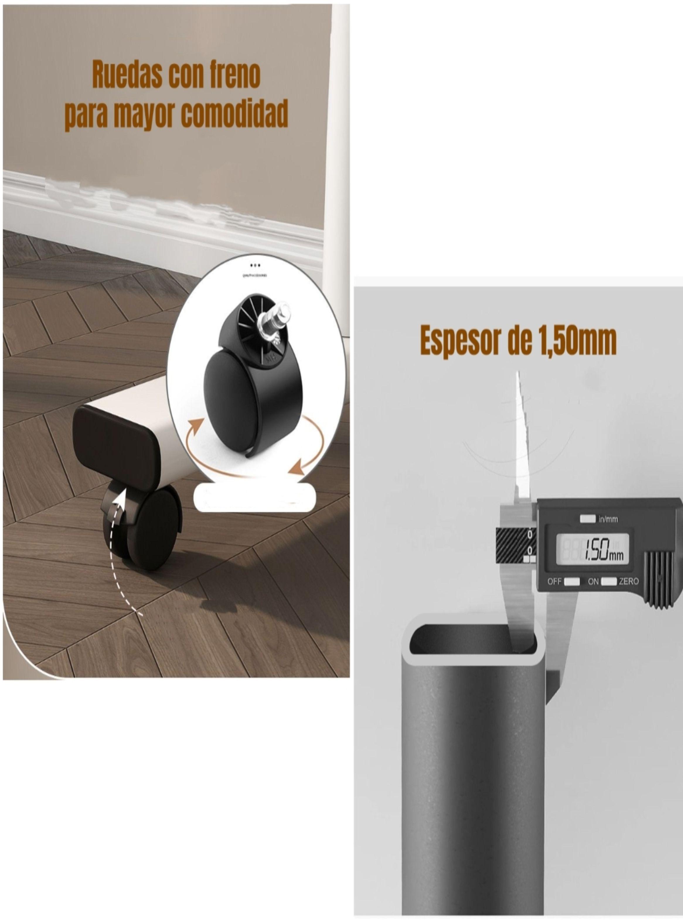 Escritorio Moment Plegable Regulable Móvil 120x60cm-5