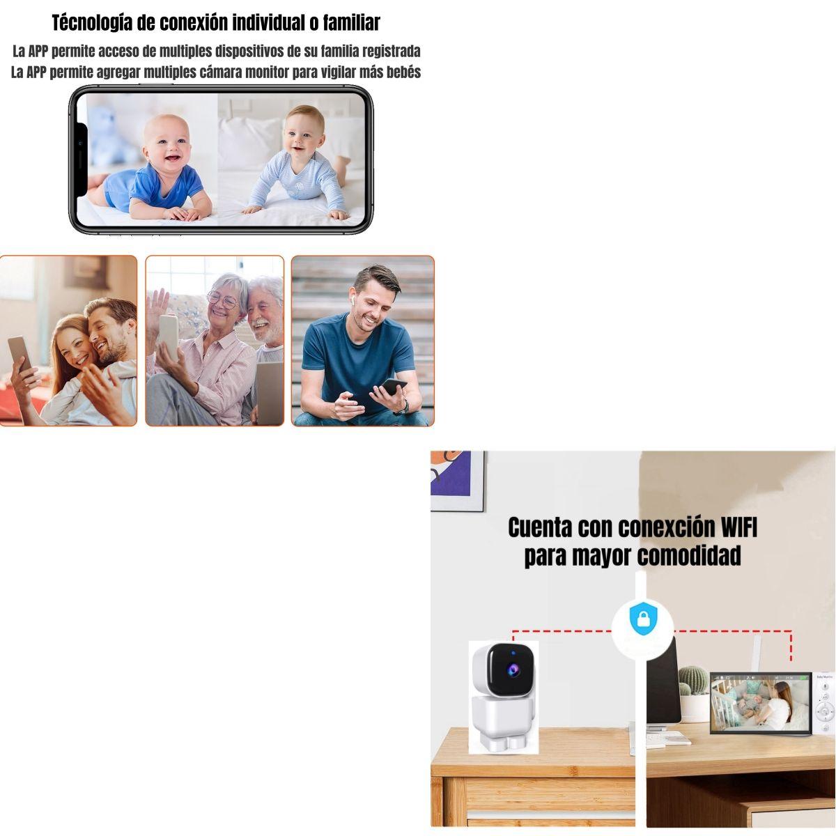Cámara Monitor Con APP 5″ 1920x1080P ABM720S-4