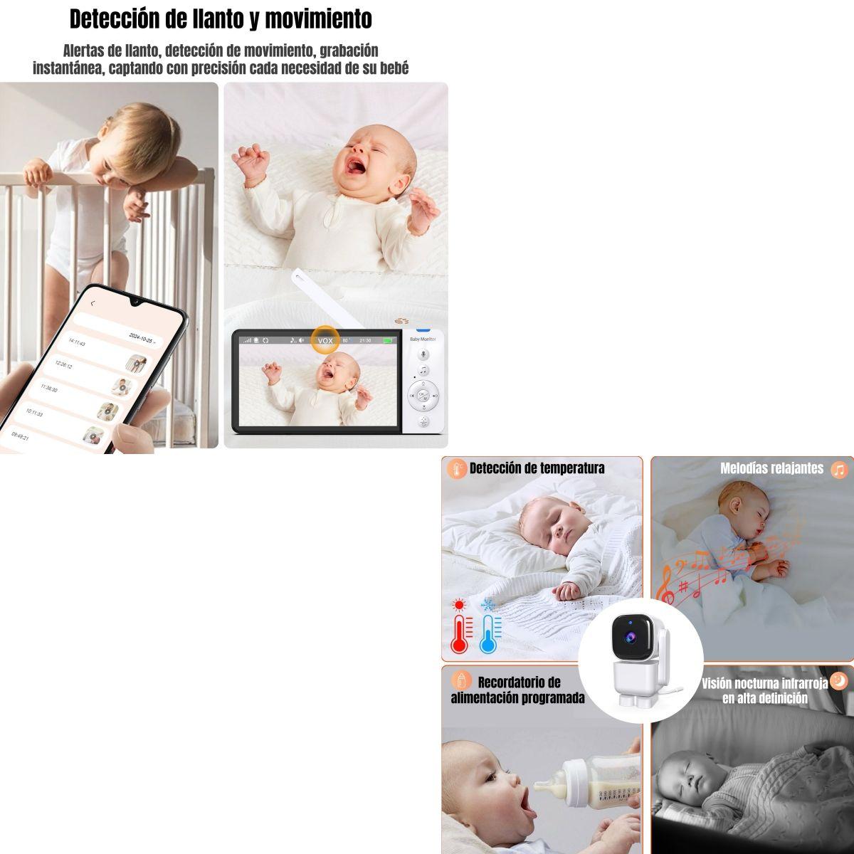 Cámara Monitor Con APP 5″ 1920x1080P ABM720S-5
