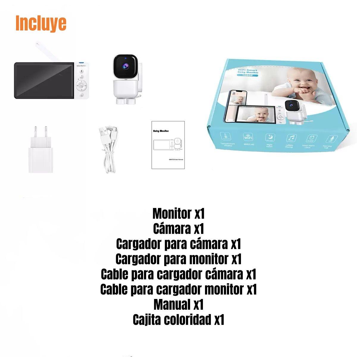 Cámara Monitor Con APP 5″ 1920x1080P ABM720S-6