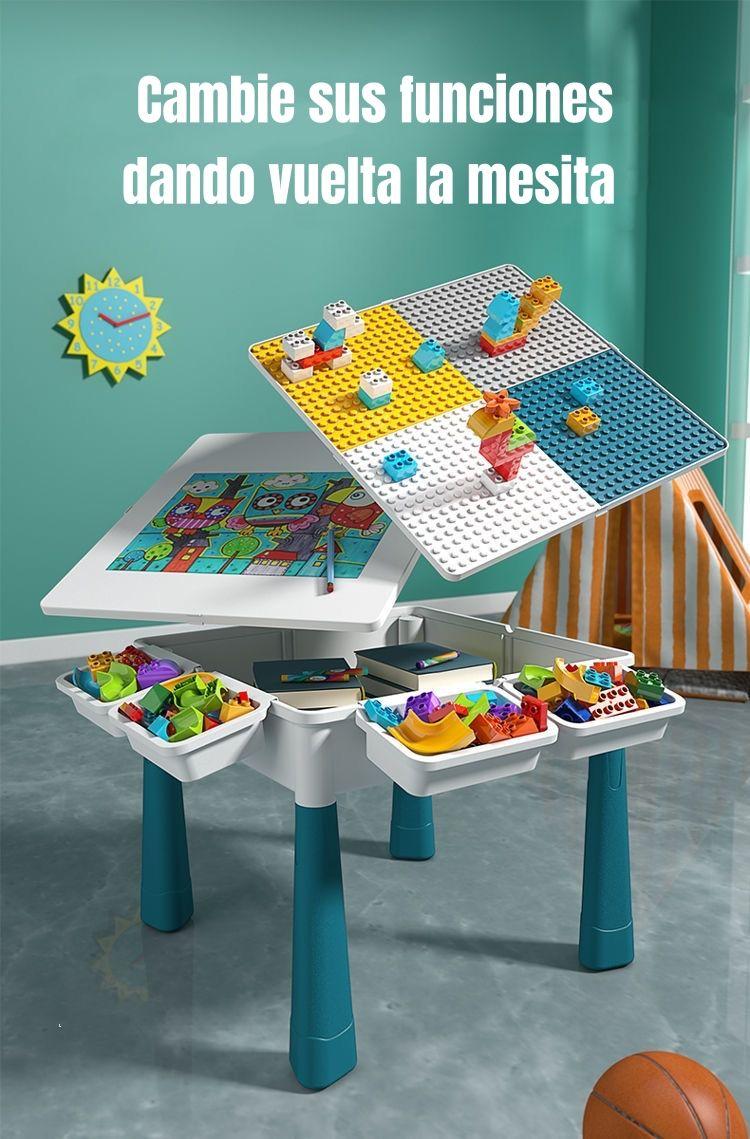 Mesa de Bloques 209 Piezas y 1 Silla By LuBabycas-6