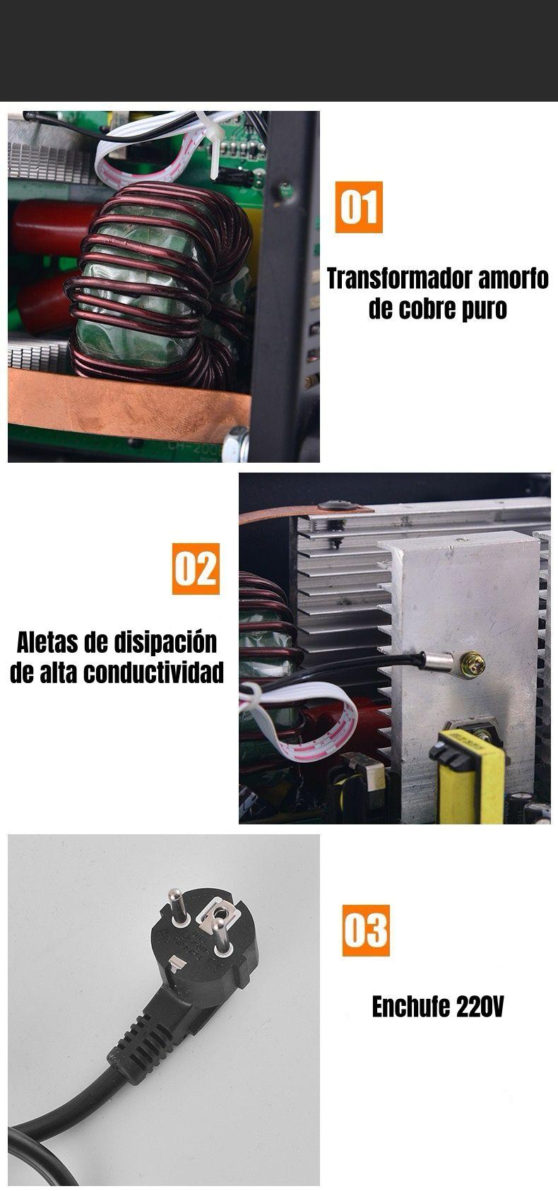 Soldadora Inverter 120A 220V Con Accesorios H01-4