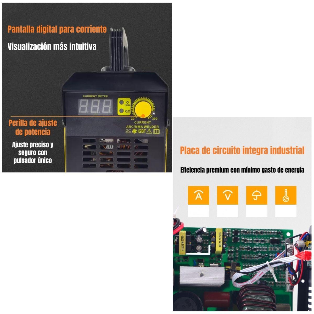 Soldadora Inverter 120A 220V Con Accesorios H01-5