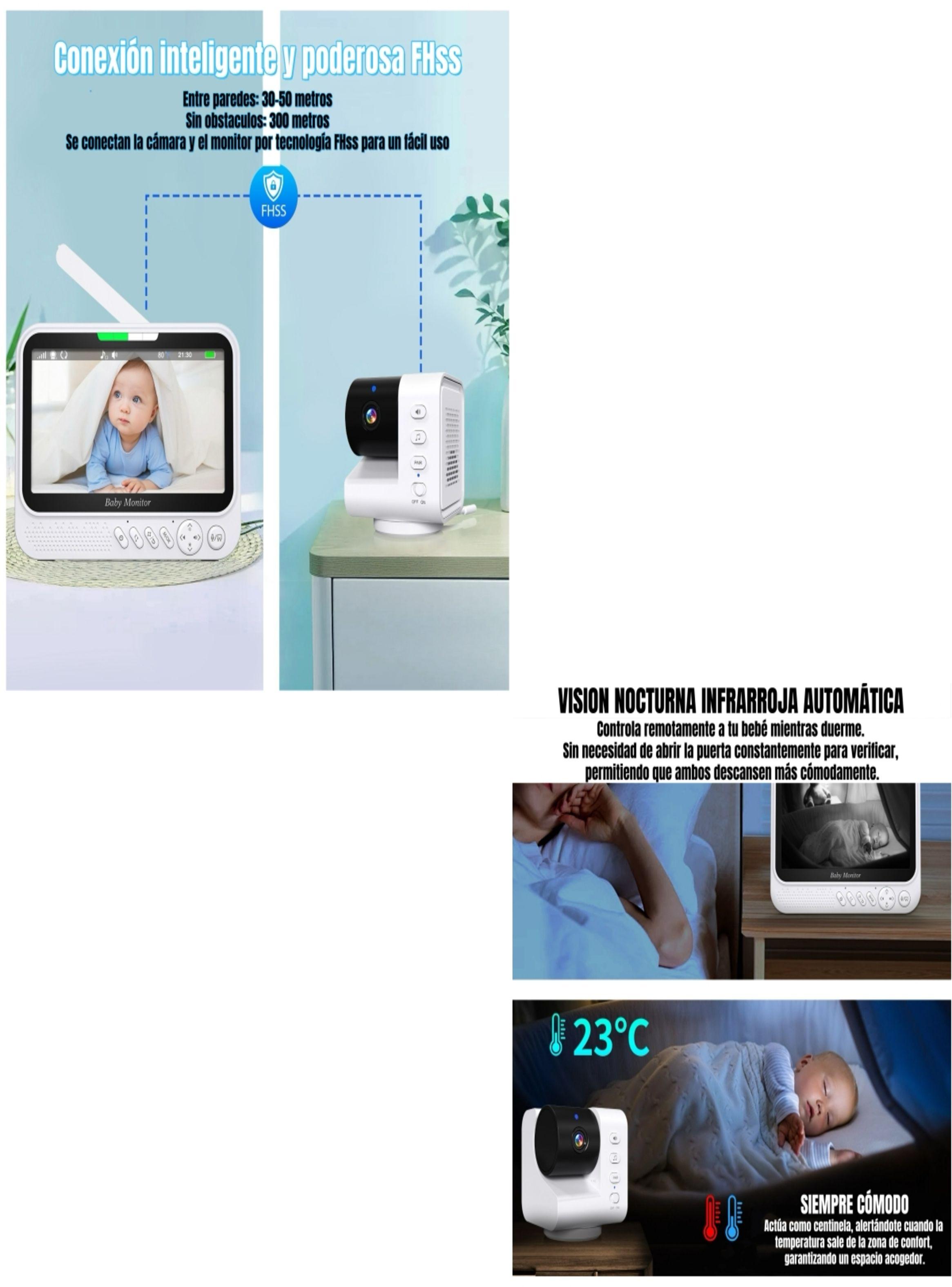 Cámara Monitor Inteligente Premium 7″1080P ABM790 LuBabycas-4