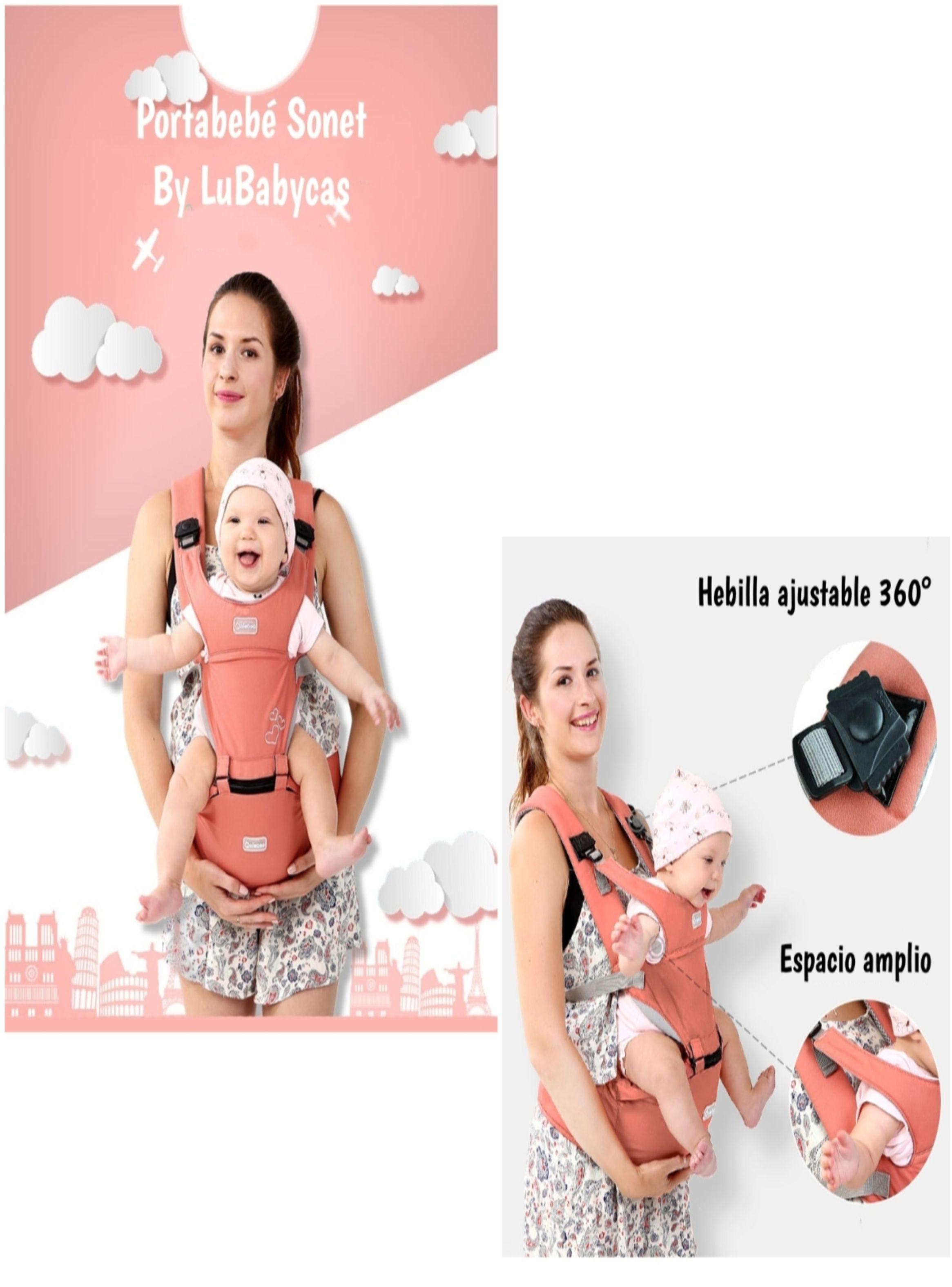 Portabebé Ergonomico 0-3 Años Sonet Gris By Lubabycas-2