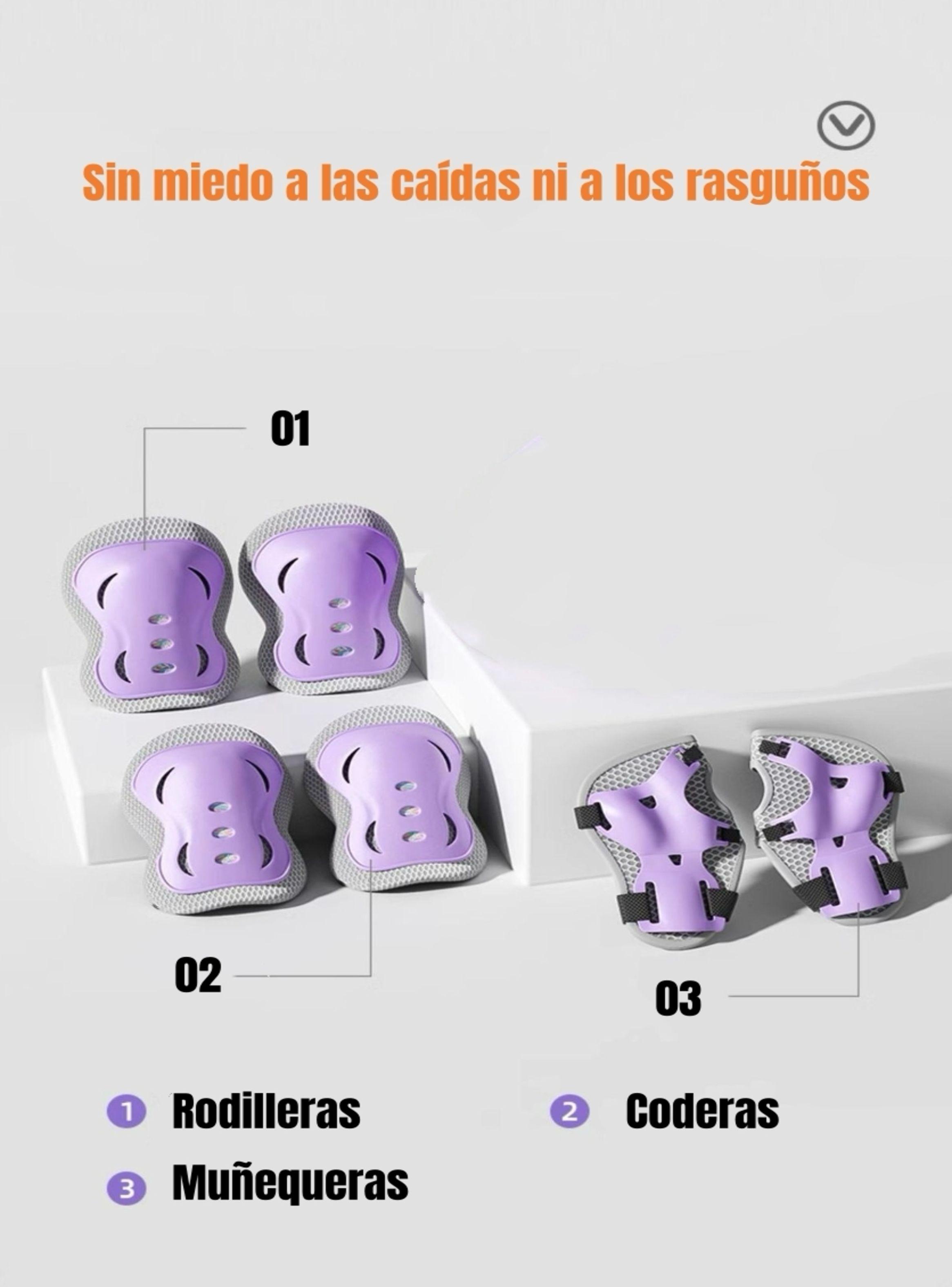 Set Protección Infantil 6 PCS Coderas Rodilleras Muñequeras-3