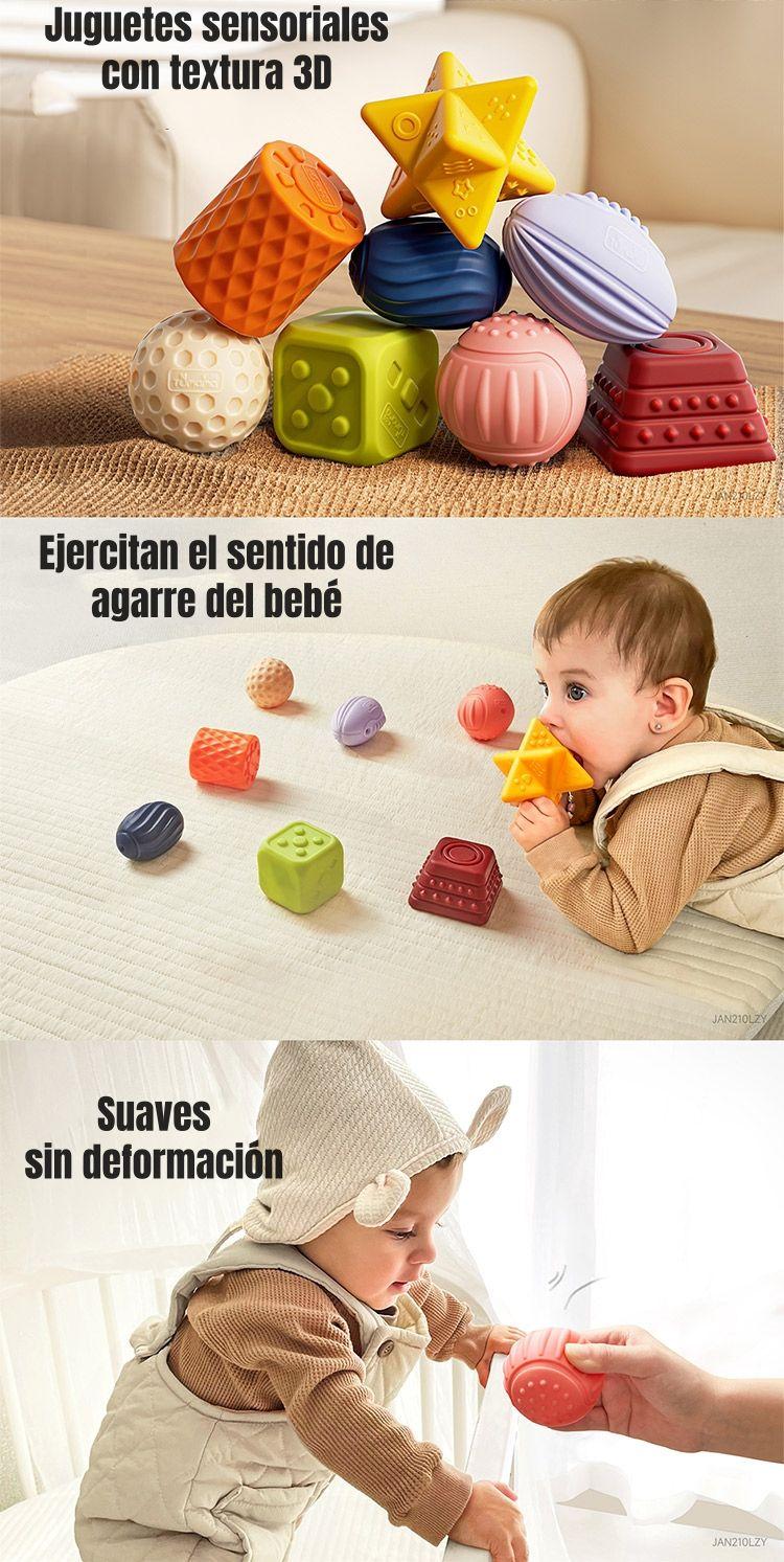 Juguete Sensorial Bloques Pelotas Mordedor TM193 LuBabycas-6