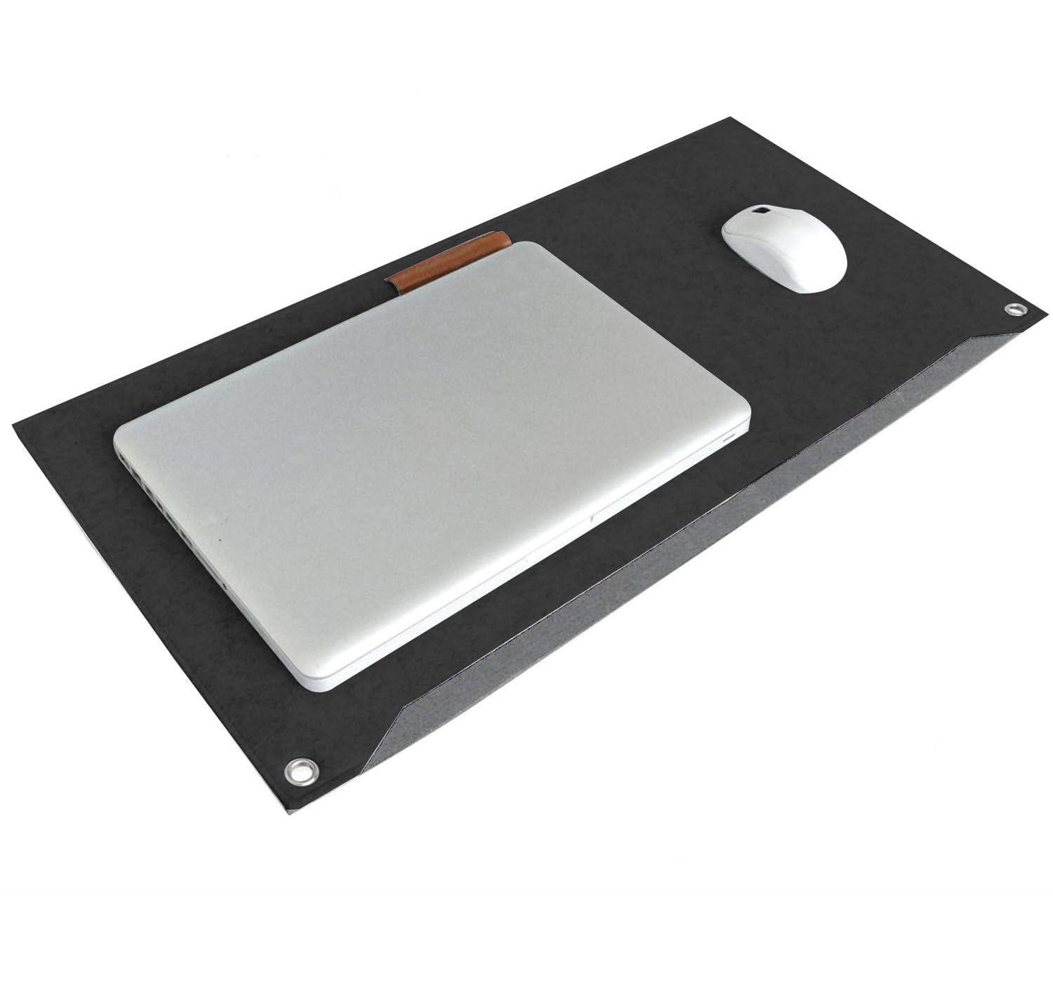 Mouse Pad Escritorio Oficina Con Bolsillos Grande 63 x 33 cm-3