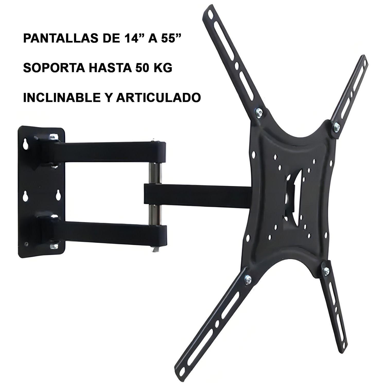 Soporte Tv Televisor Led Brazo Articulado Muro Pared 14 a 55-4