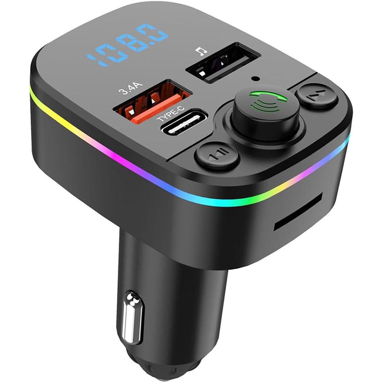Transmisor Fm Bluetooth Receptor Audio Usb Auto-0