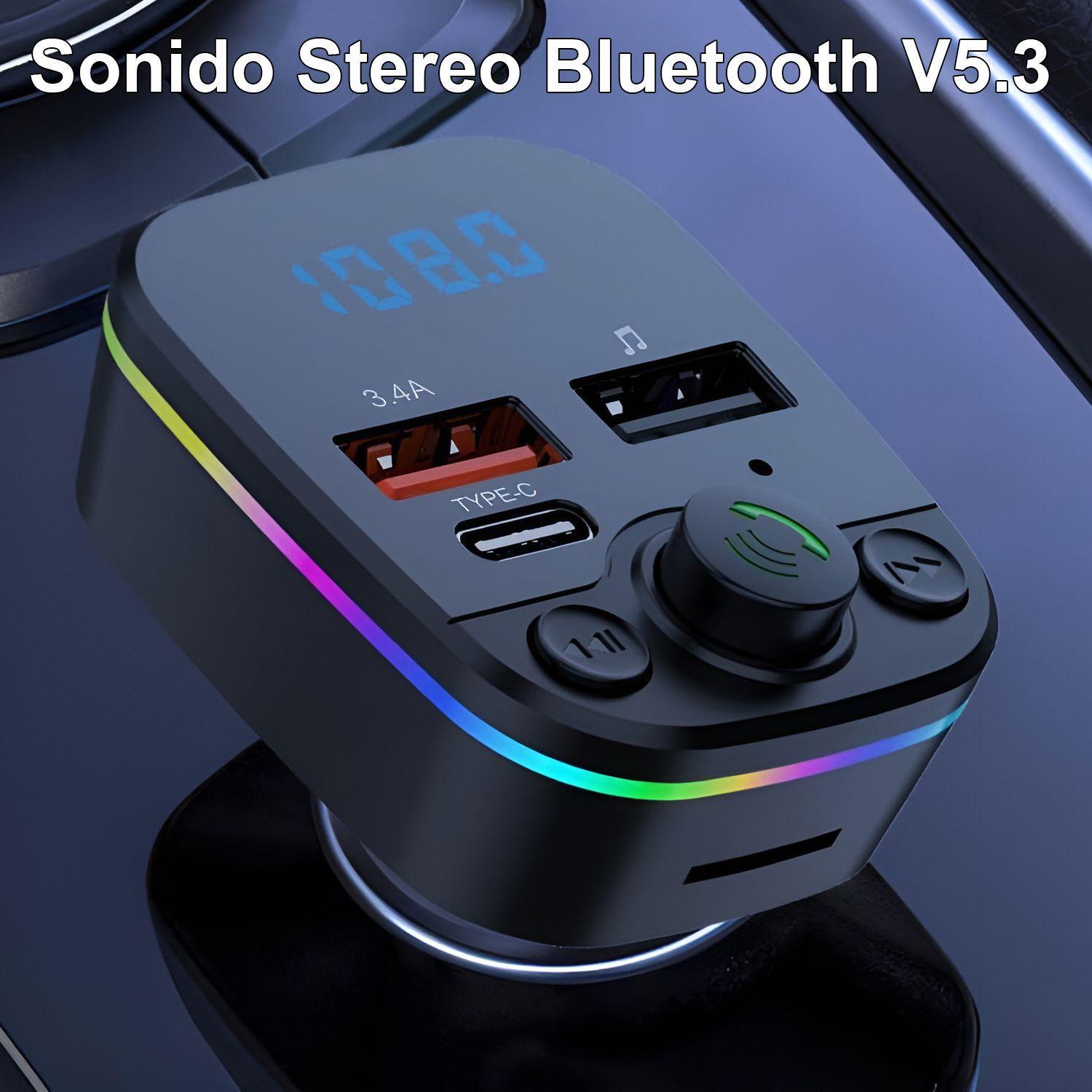 Transmisor Fm Bluetooth Receptor Audio Usb Auto-1